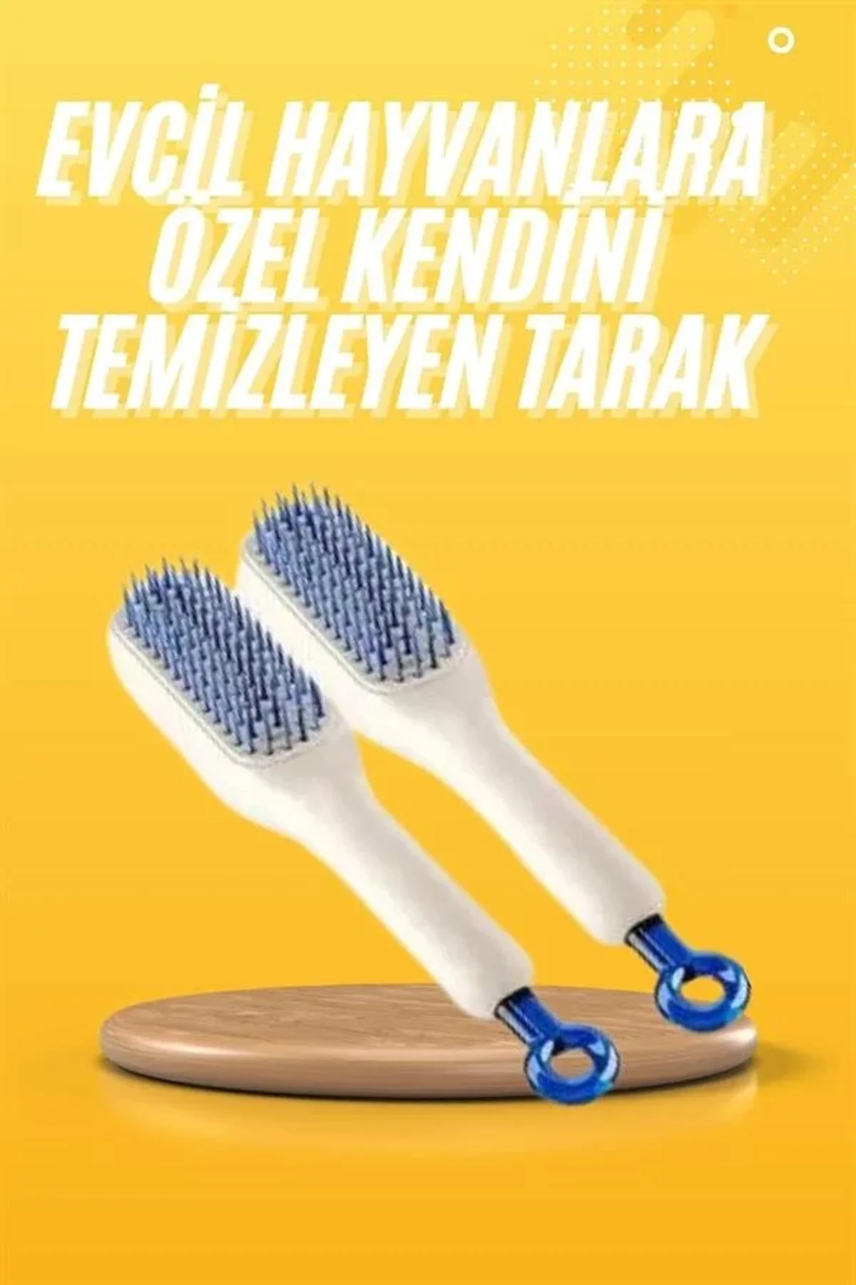 Yeni Nesil Saç Fırçası Saç Derisini Ölü Derilerinden Arındırır Kolay Temizlenen - Just Cheap Store Görsel 2