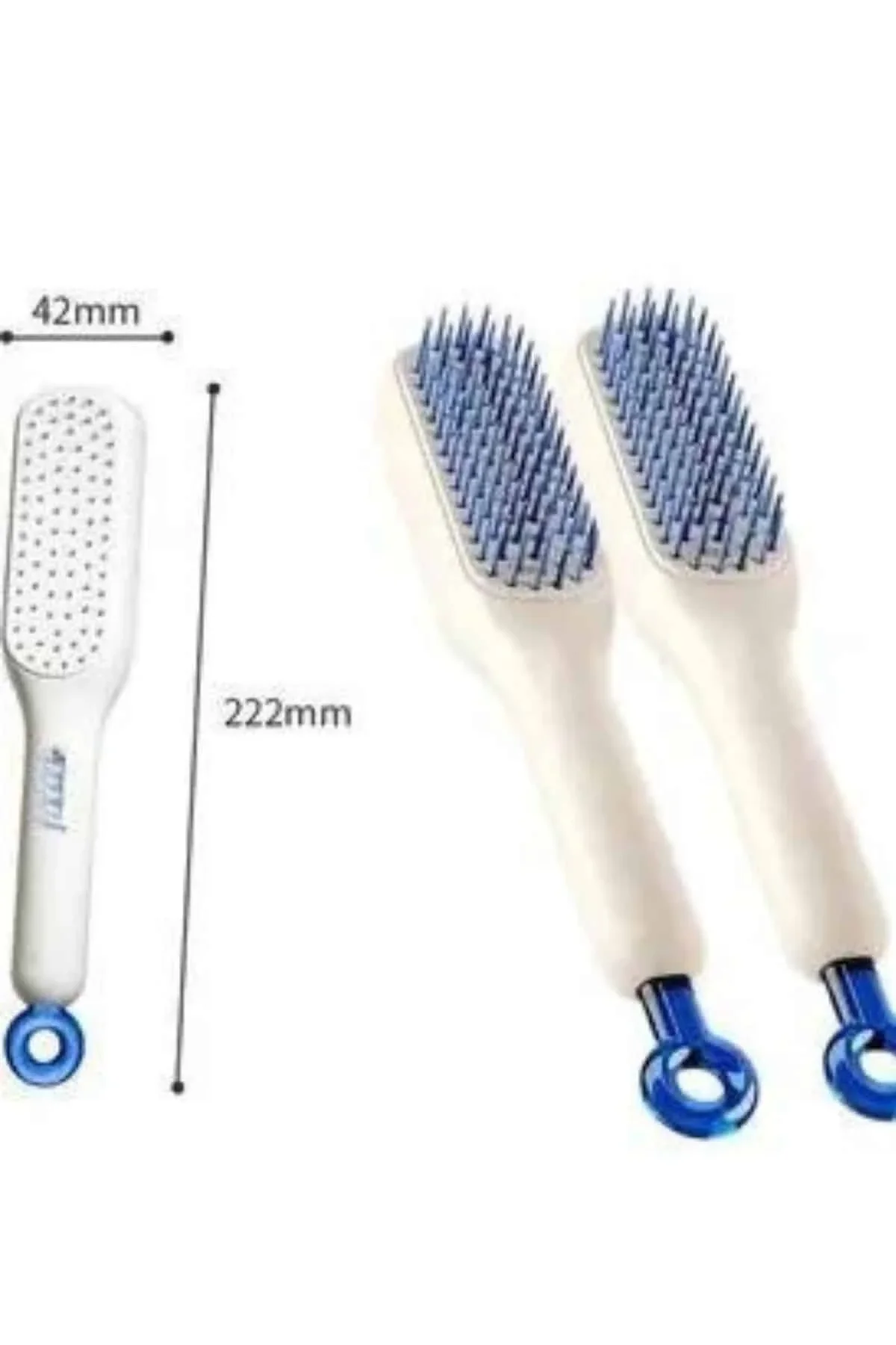 Kendi Kendini Temizleyebilen Hijyenik Saç Fırçası Anti-statik Teknolojisi - Just Cheap Store Görsel 5