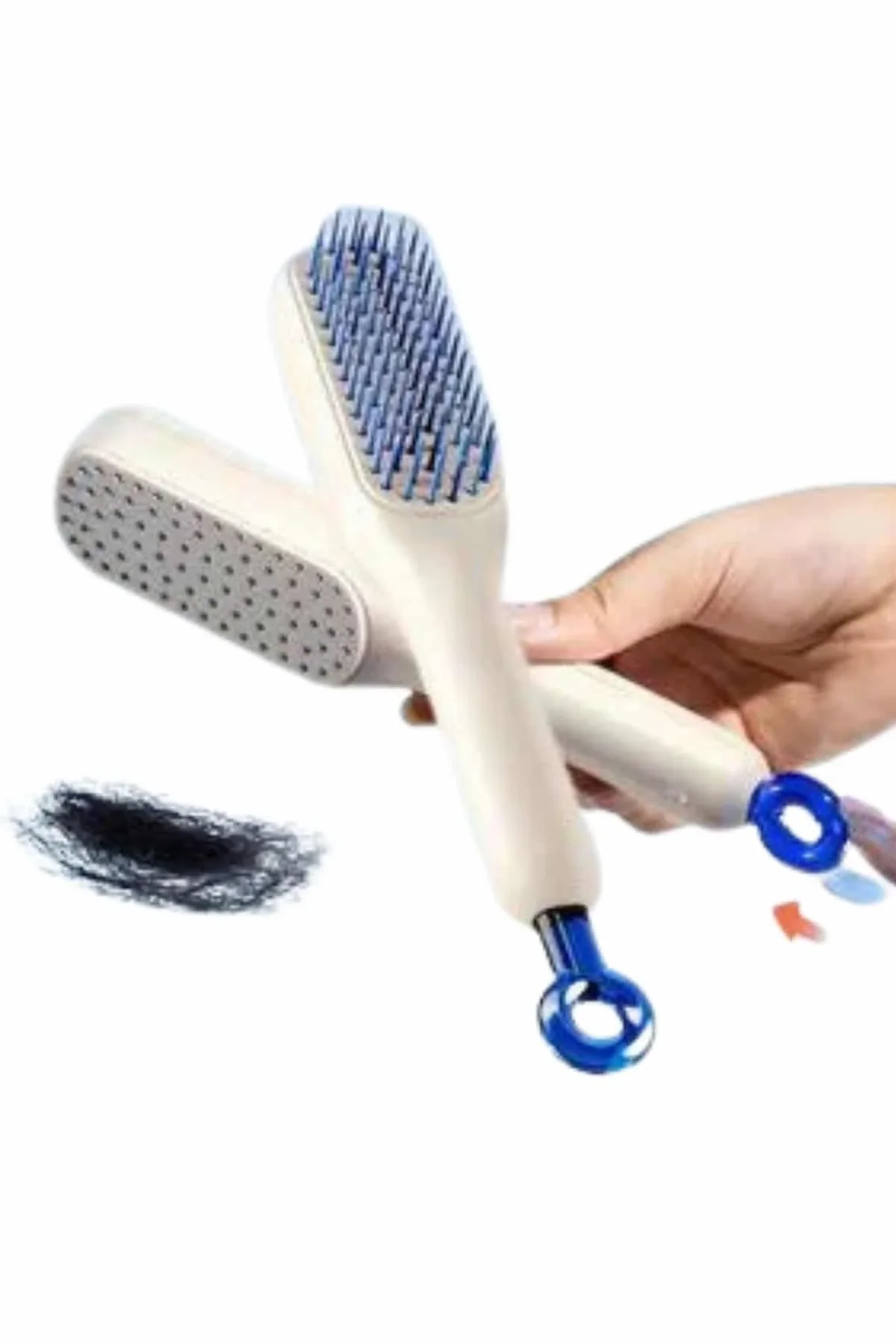 Yeni Nesil Saç Fırçası Saç Derisini Ölü Derilerinden Arındırır Kolay Temizlenen - Just Cheap Store Görsel 2