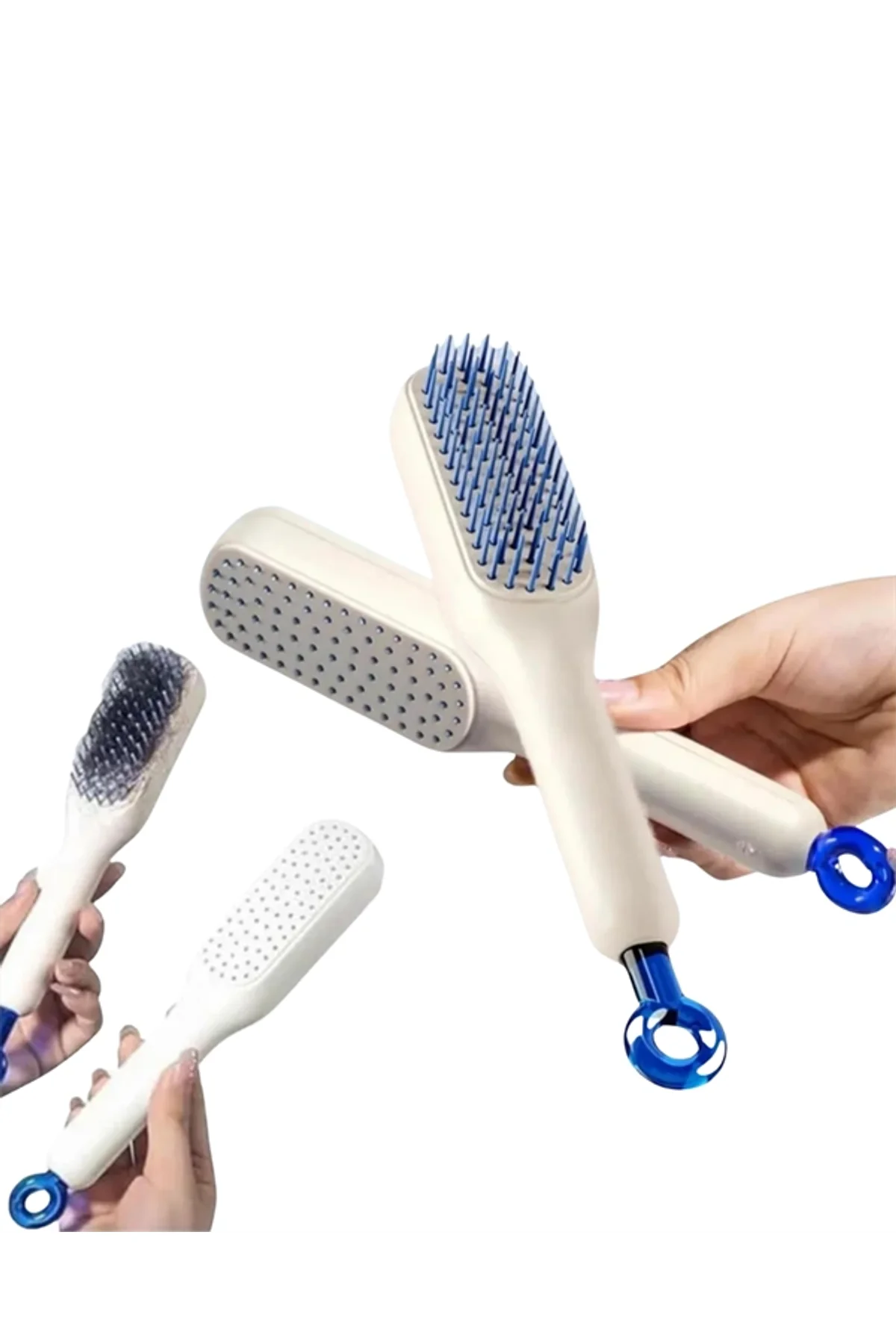 Kendini Temizleyen Masajlı Saç Tarağı – Anti-statik, Ergonomik Tasarım - Just Cheap Store Görsel 4
