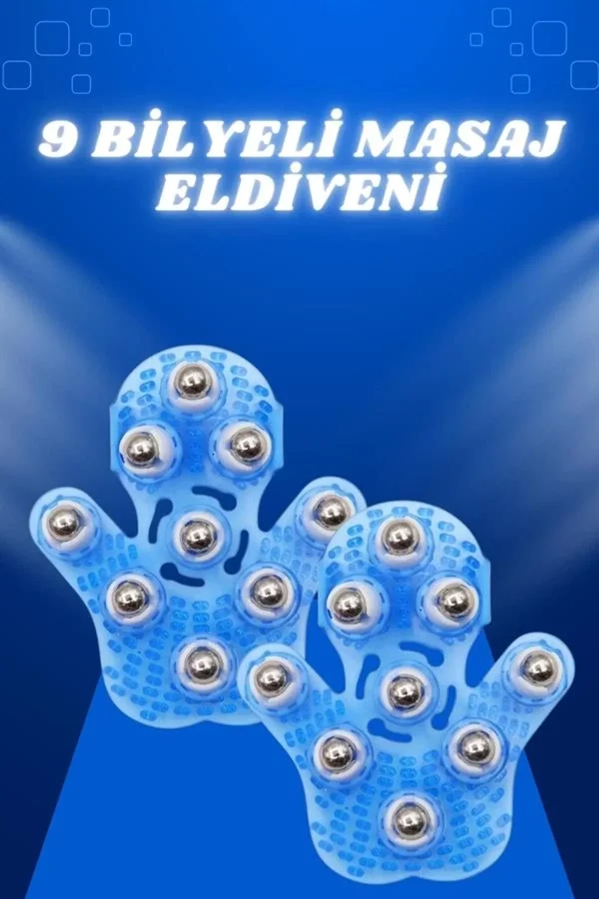 Giyilebiilir Masaj Eldiveni 9 Bilyeli Tüm Vücut Masajına Uygun - Just Cheap Store Görsel 2