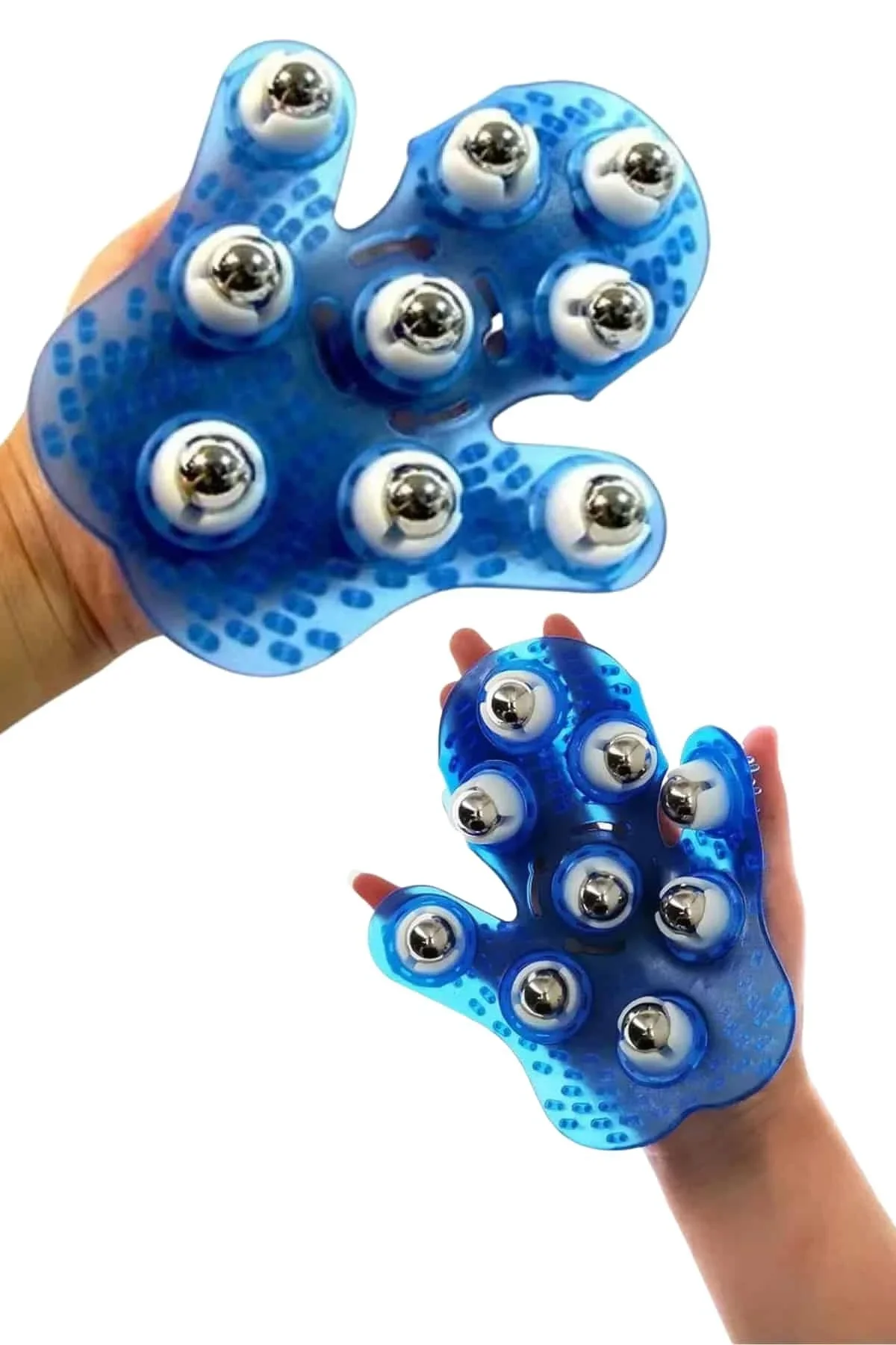 Selülit Giderici Masaj Eldiveni 9 Bilyeli Palm Masaj Eldiven Tam Vücut - Just Cheap Store Görsel 2