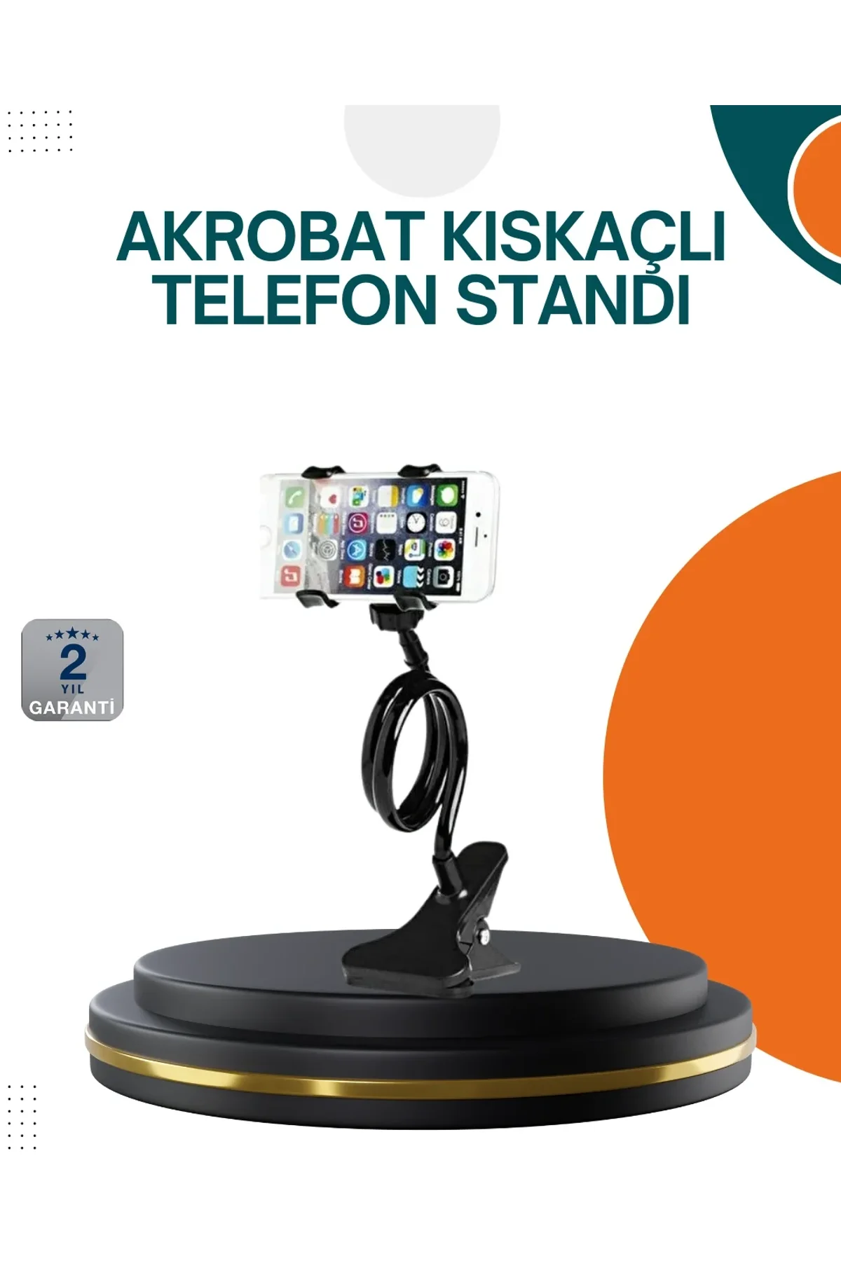 Eller Serbest Kullanım Sağlayan Masaüstü Telefon Tutucu - Just Cheap Store Görsel 2