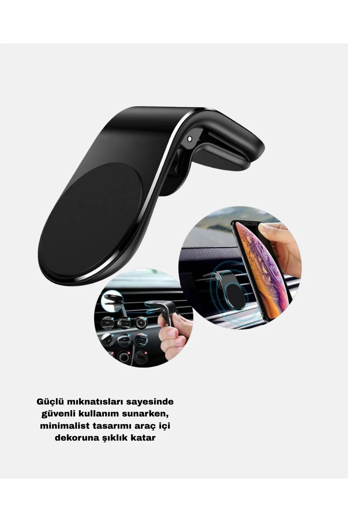 360° Döner Telefon Tutucu Ve 55w Hızlı Araç Şarj Aksesuar Seti - Just Cheap Store Görsel 3