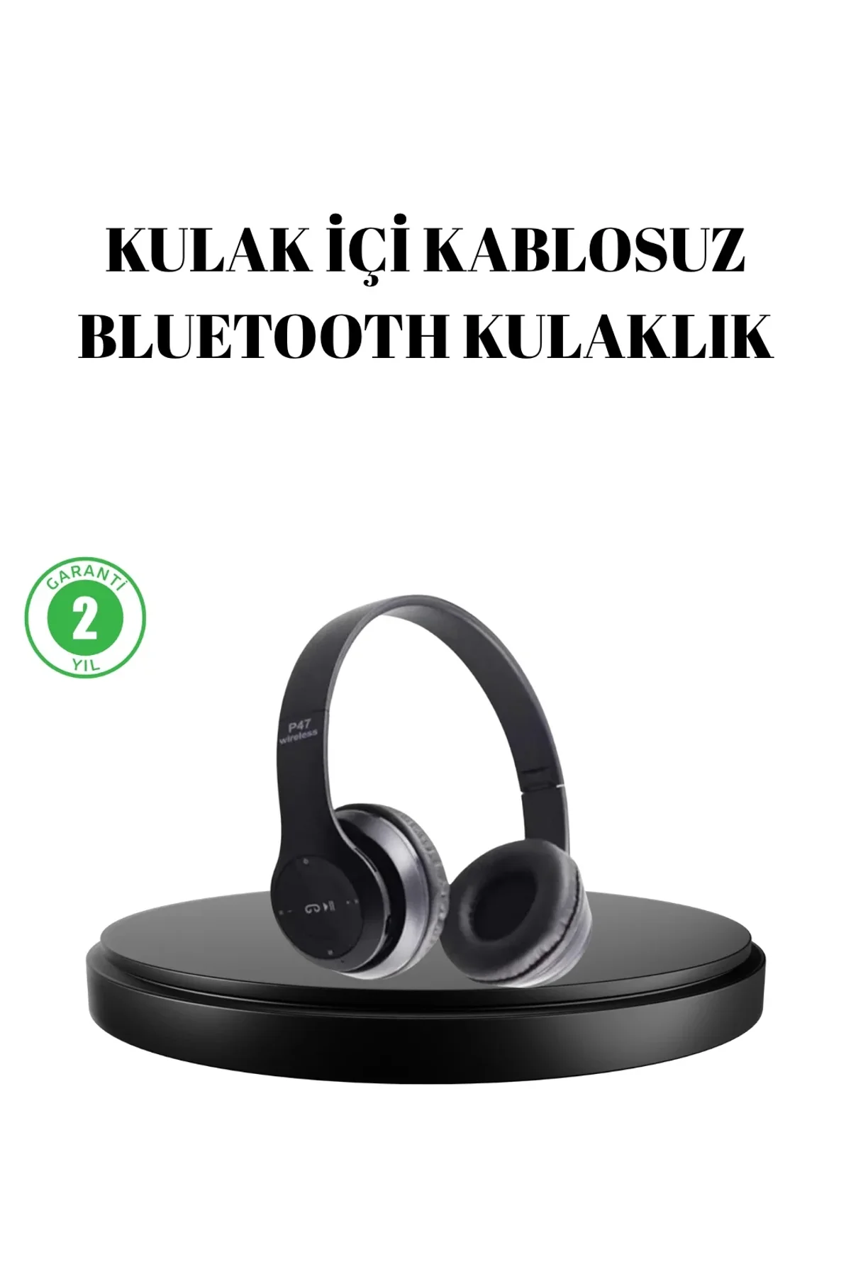Bluetooth 5.0 Kablosuz Kulaklık – Extra Bass, Tf Kart Desteği, 3.5mm Aux Girişli