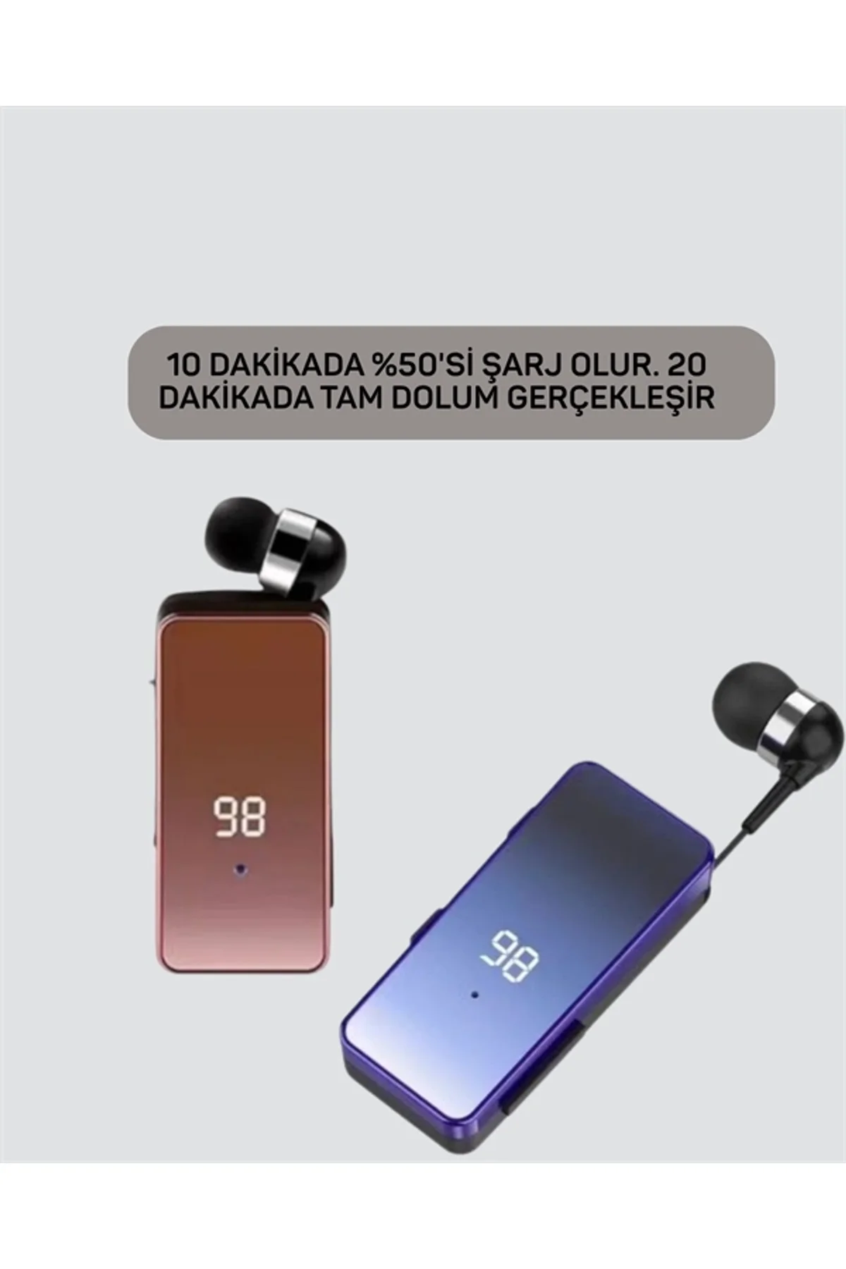 Otomatik Geri Sarma Mekanizmalı Kulaklık – Pratik Kullanım İçin Akıllı Kablo Yönetimi - Just Cheap Store Görsel 3