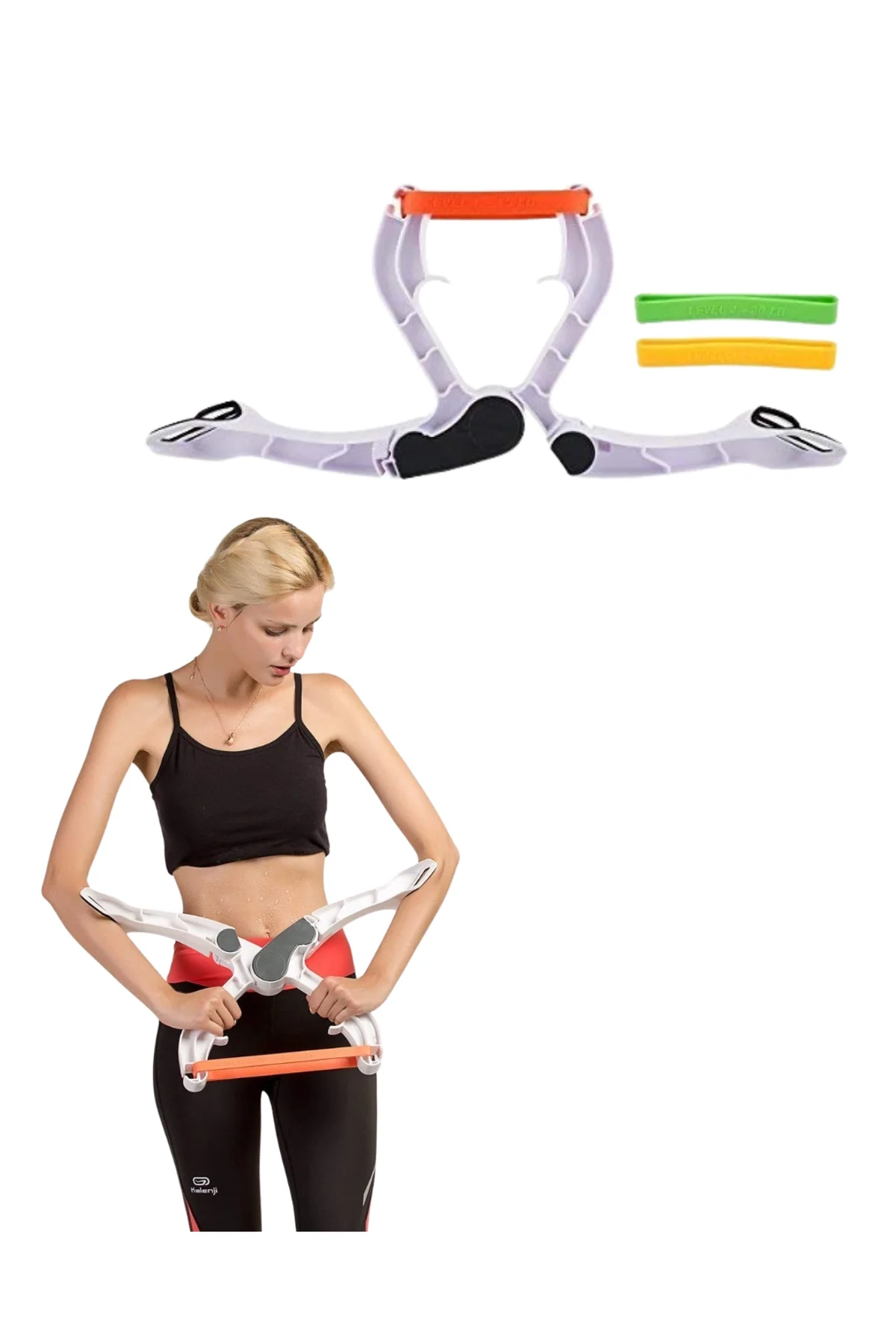 Direnç Bantlı Kol Göğüs Omuz Egzersiz Aleti Evde Fitness Seti - Just Cheap Store Görsel 3