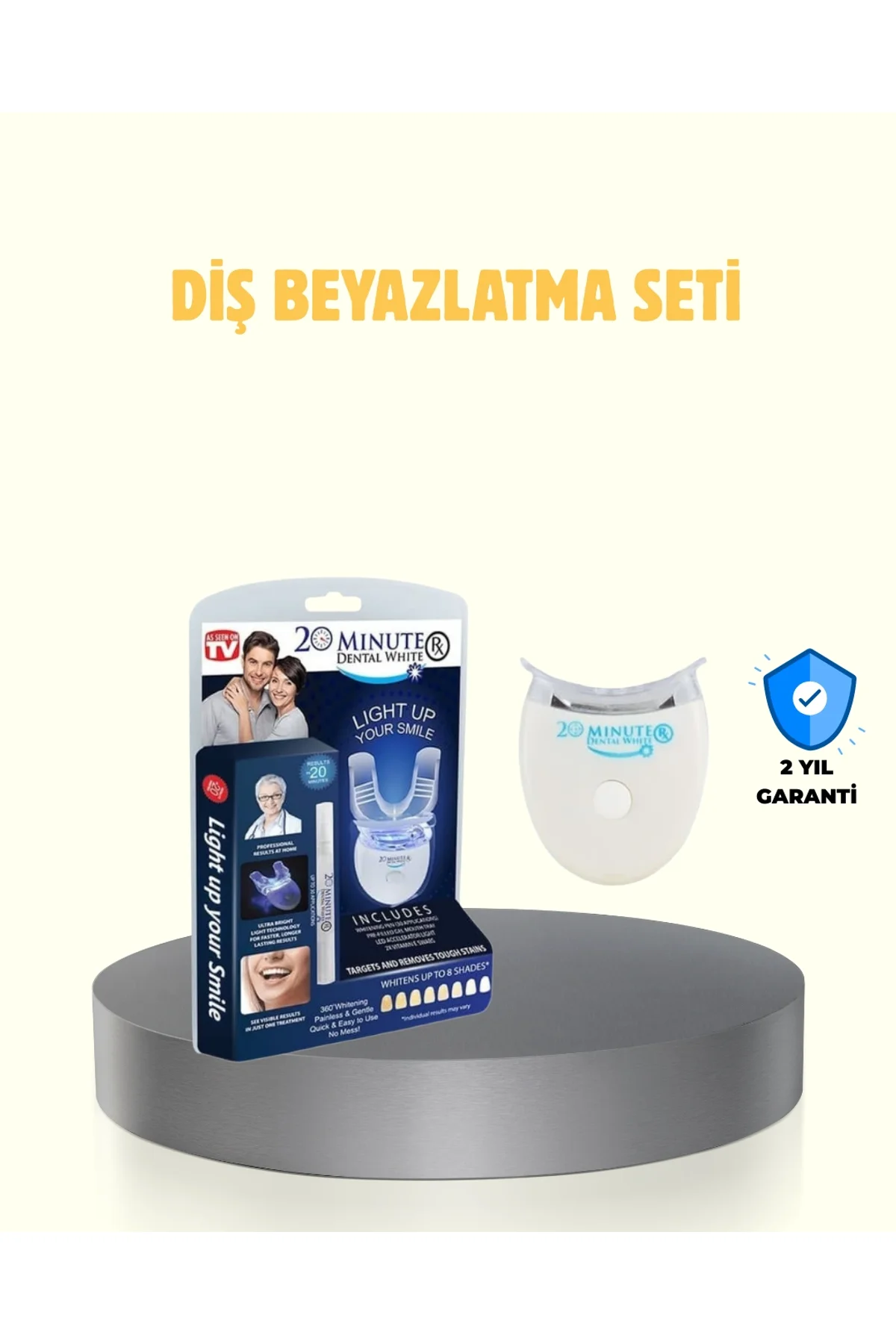 Led Işıklı Profesyonel Diş Beyazlatma Seti