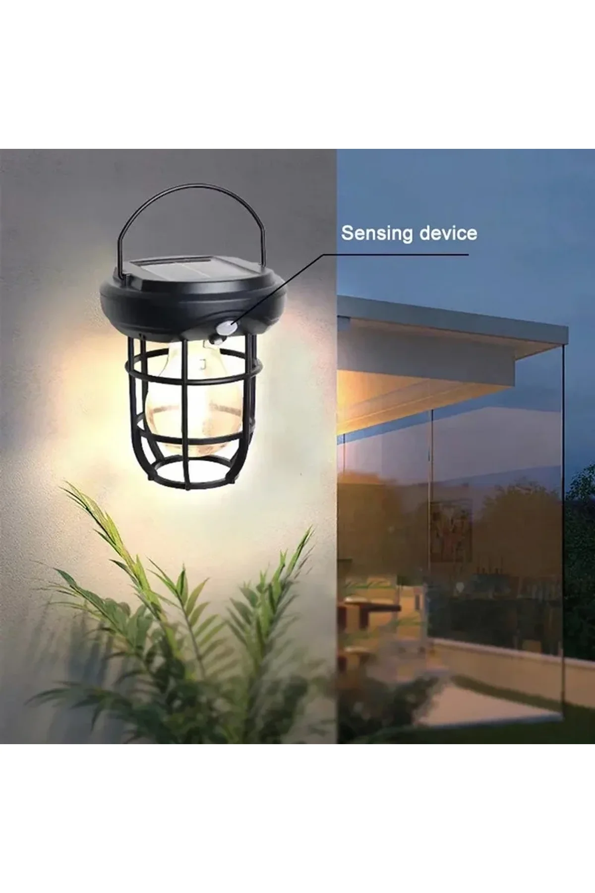 Fithome Or-t66 Hareket Sensörlü Su Geçirmez Solar Bahçe Aydınlatma Duvar Lambası - Just Cheap Store Görsel 3