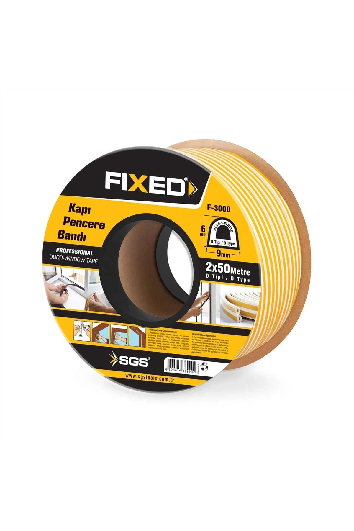 Kapı Pencere Bandı (beyaz) 2*50 Mt - Just Cheap Store Görsel 2