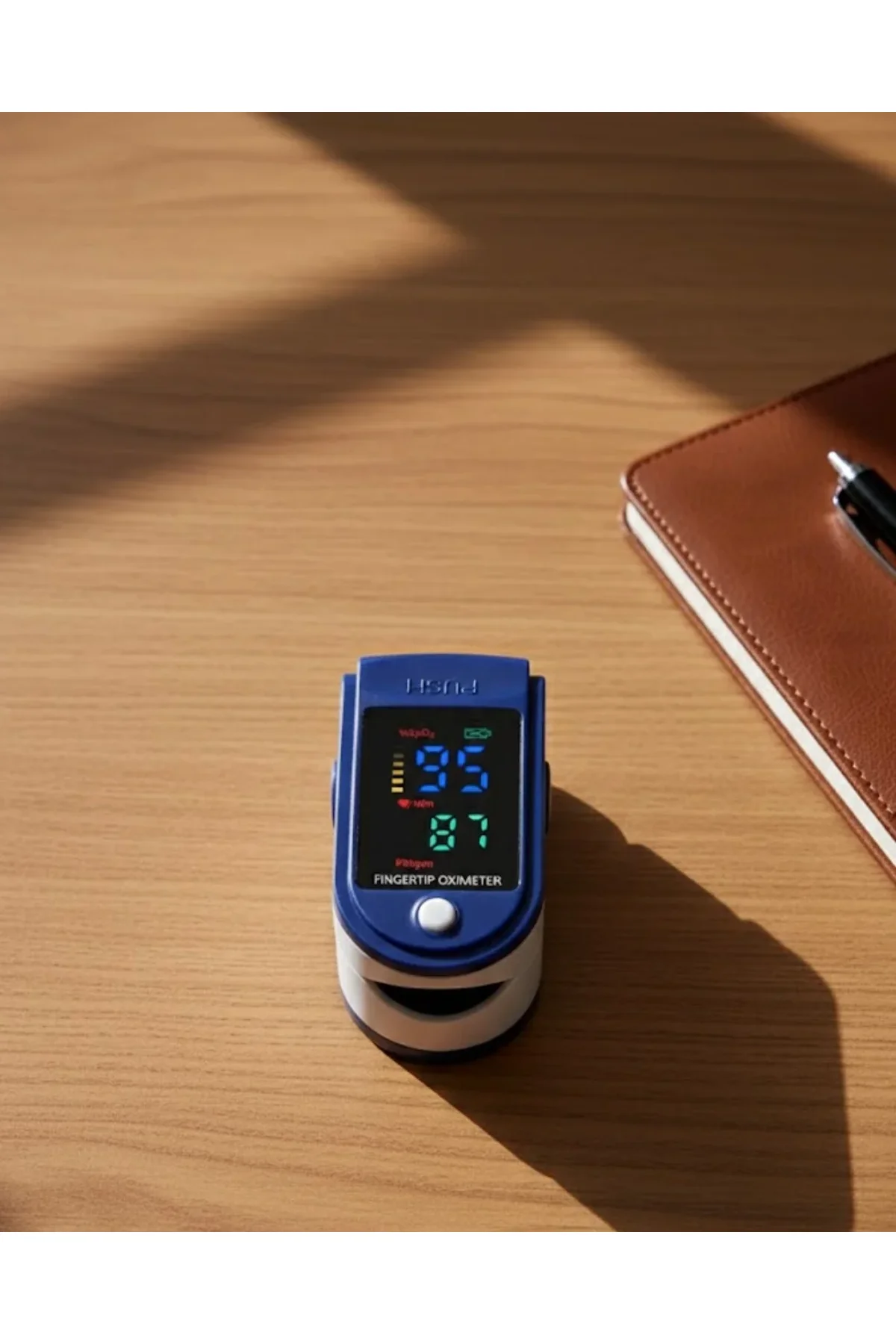 Parmak Tipi Pulse Oksimetre Hassas Ölçüm Taşınabilir Sağlık Cihazı