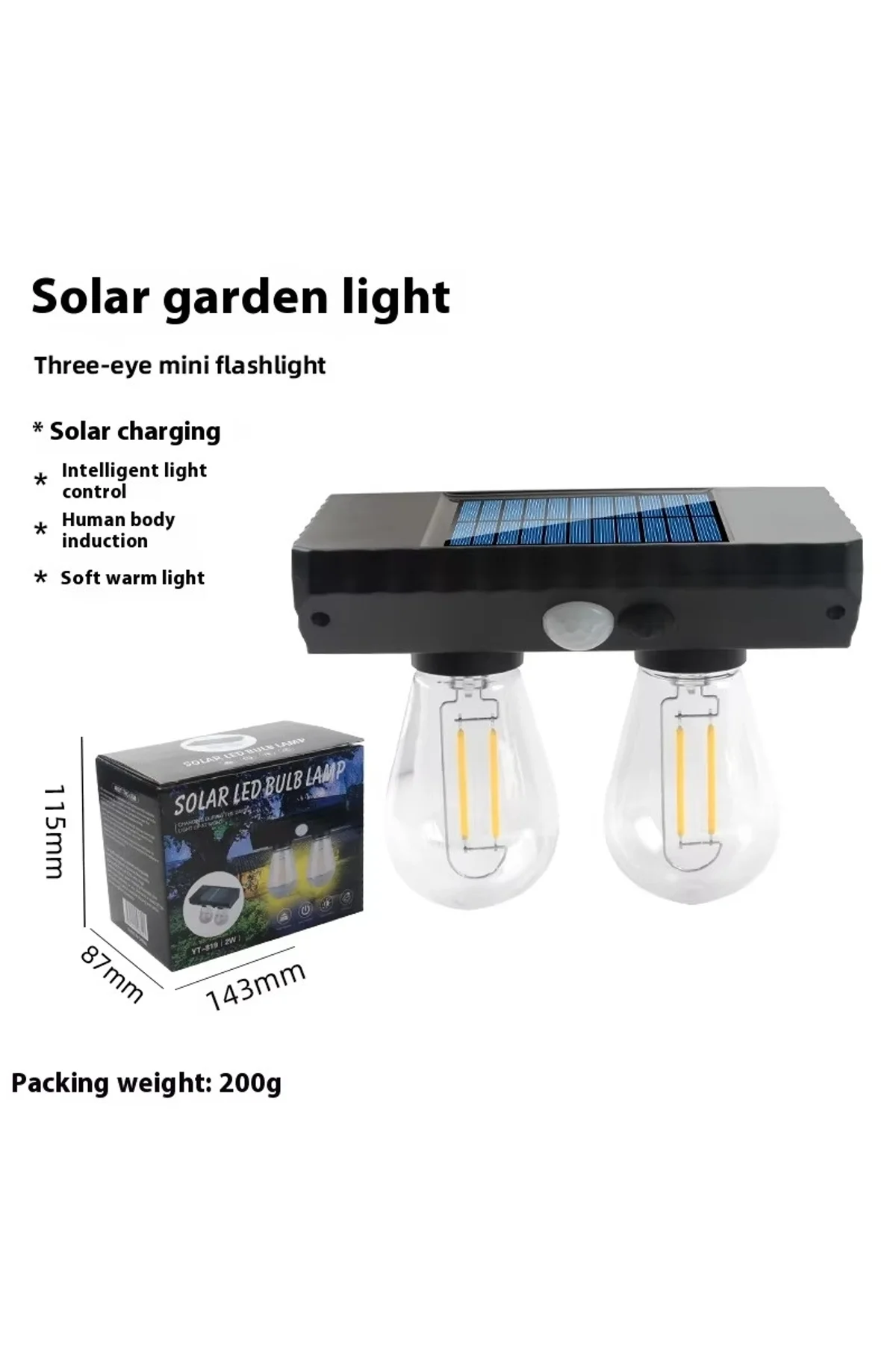 Fithome Yt-819 2 Watt Suya Dayanıklı Hareket Sensörlü Solar Led Lamba - Just Cheap Store Görsel 4