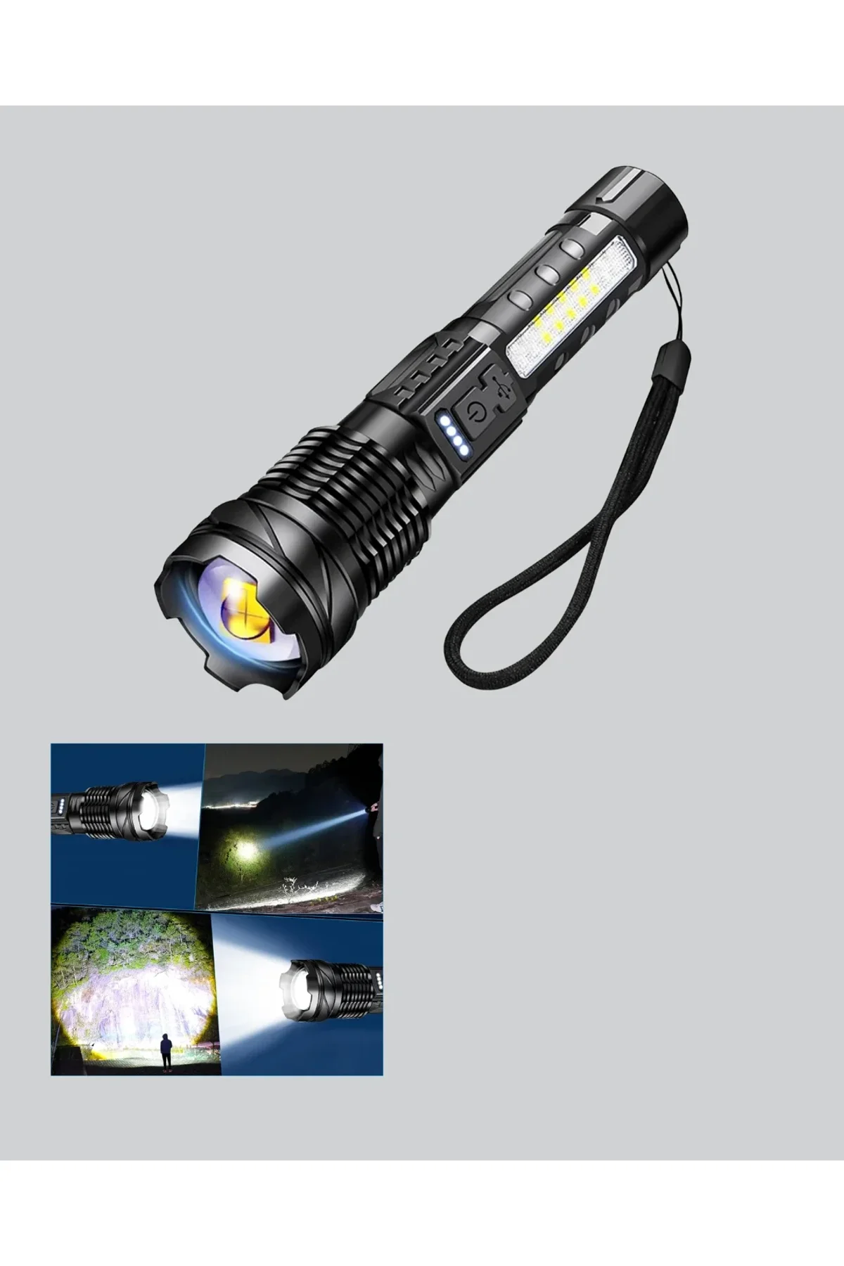 Outdoor Ve Acil Durum İçin Güçlü Led El Feneri - Just Cheap Store Görsel 4