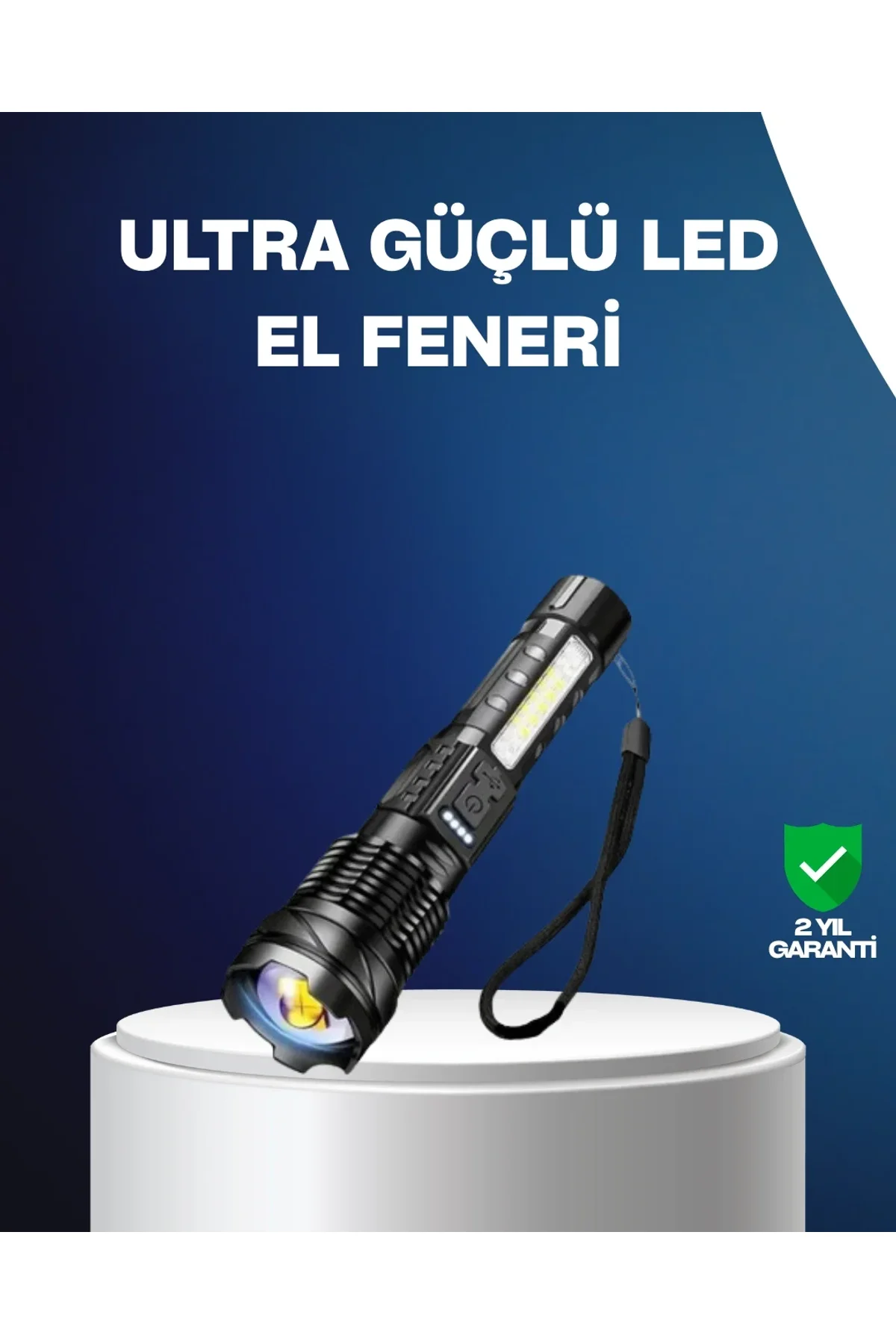 Outdoor Ve Acil Durum İçin Güçlü Led El Feneri - Just Cheap Store Görsel 2
