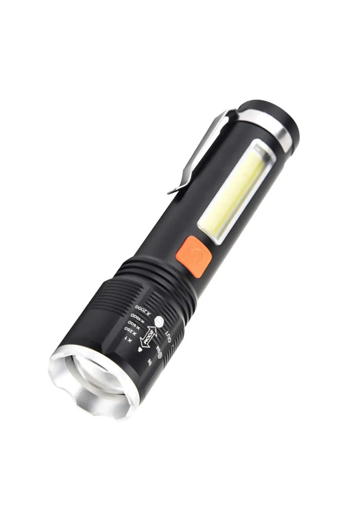 Gold Orion Km-102 4 Modlu Tip-c Şarjlı Zoomlu Taktikal El Feneri - Just Cheap Store Görsel 5
