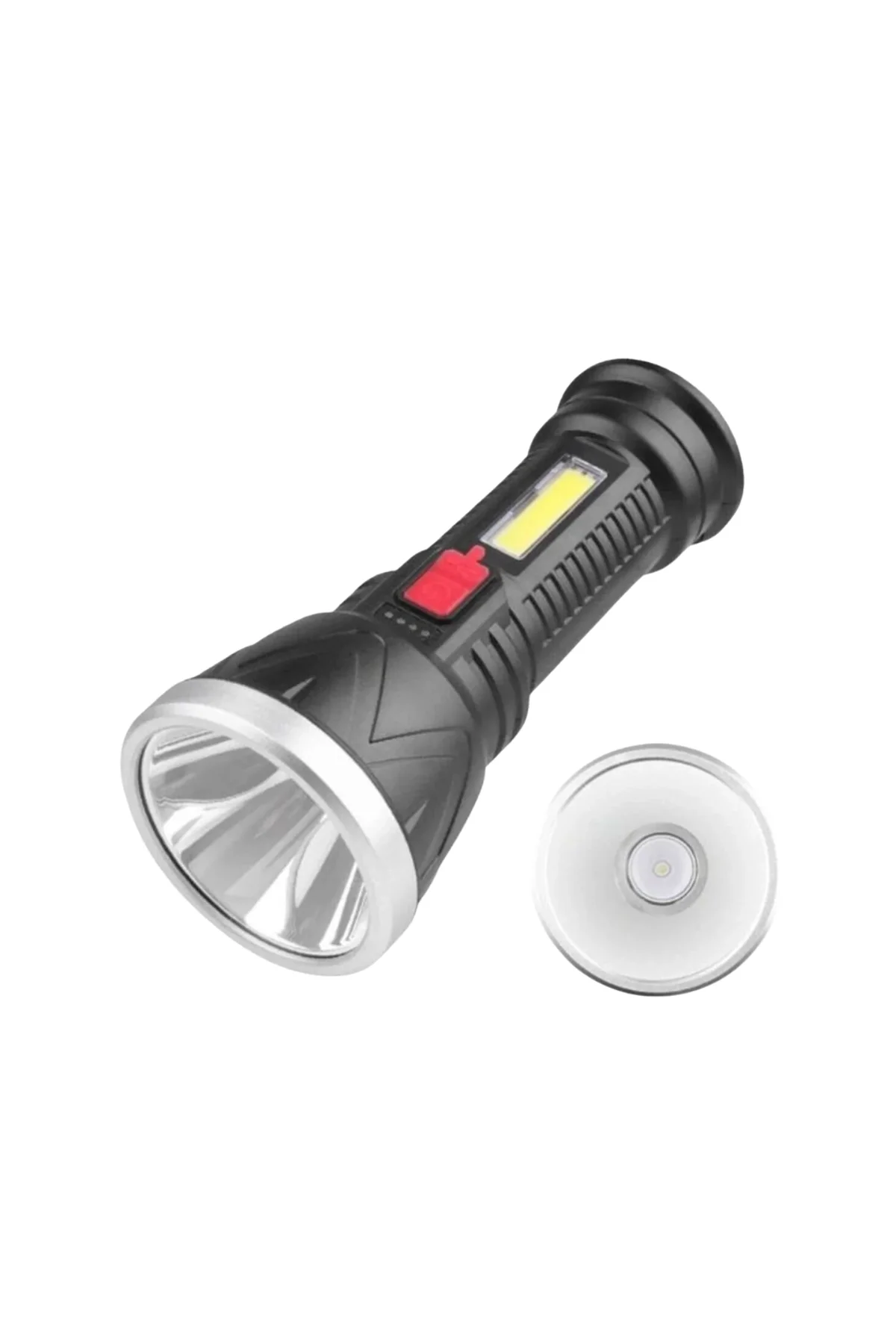 Şarjlı Led El Feneri 9 Led Güçlü Işık Ve 4 Modlu Kullanım - Just Cheap Store Görsel 3