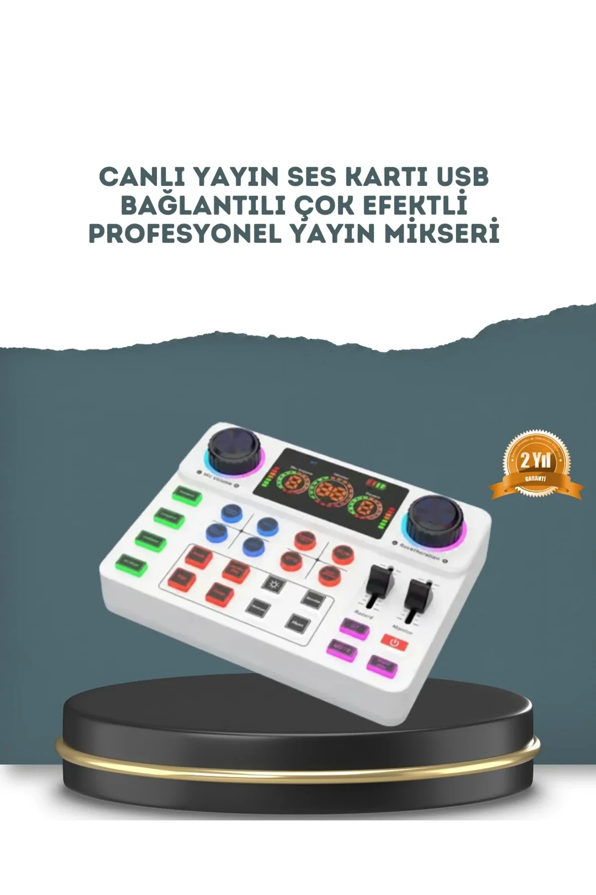Gürültü Engelleme Özellikli Canlı Yayın Ses Kartı - Just Cheap Store Görsel 2
