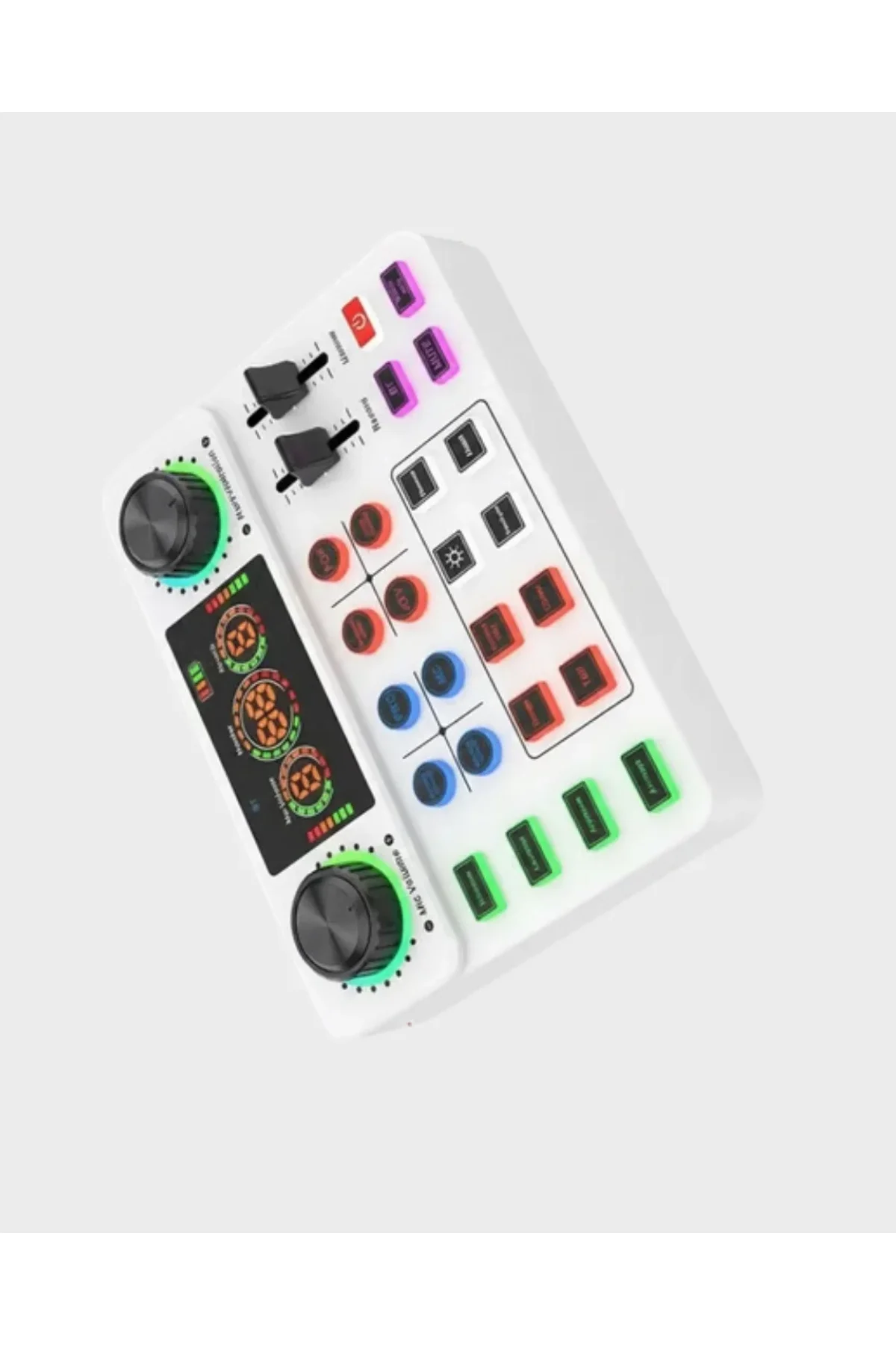 Çok Efektli Canlı Yayın Ses Mikseri Usb Ve Kablosuz Uyumlu - Just Cheap Store Görsel 4