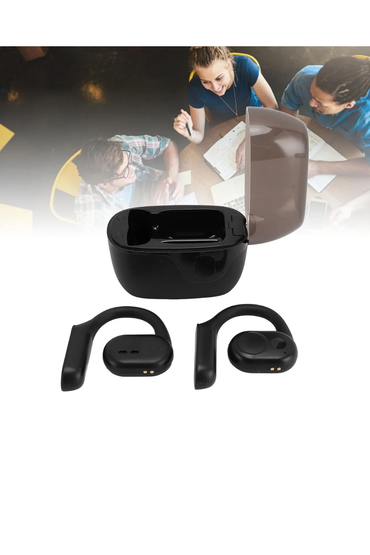 Şarj Kutulu Kablosuz Kulaklık Dokunmatik Kontrol Stereo Ses Deneyimi - Just Cheap Store Görsel 5