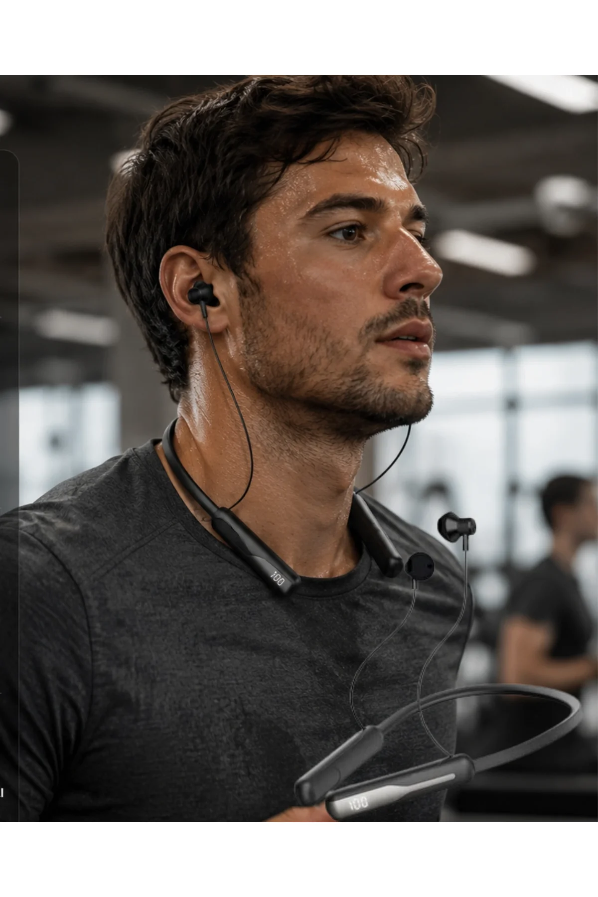 Boyun Askılı Bluetooth Kulaklık Extra Bass Ve Ses Değiştirme Modlu