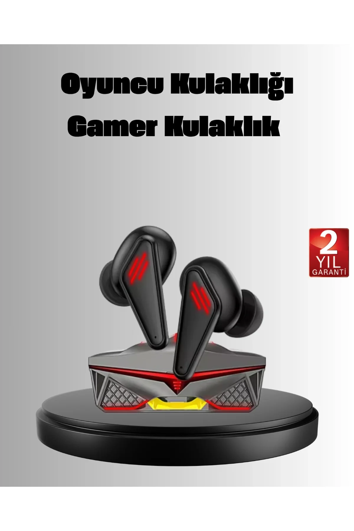 Kablosuz Bluetooth Kulaklık Düşük Gecikmeli 3d Ses Ve Led Işıklı Tasarım