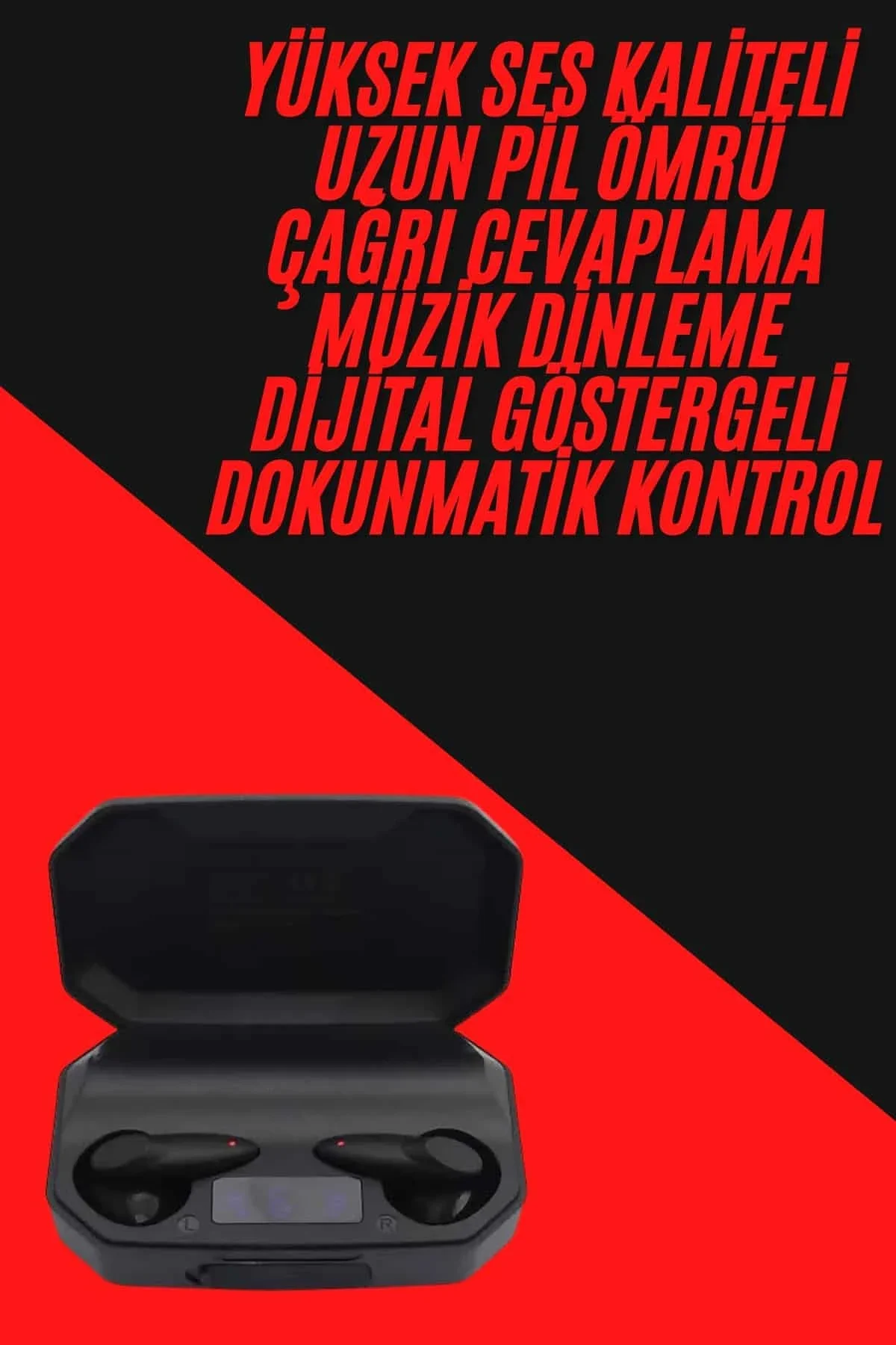 Siyah Profesyonel Kulaklık Hd Mikrofonlu Çağrı Cevaplayabilen - Just Cheap Store Görsel 2