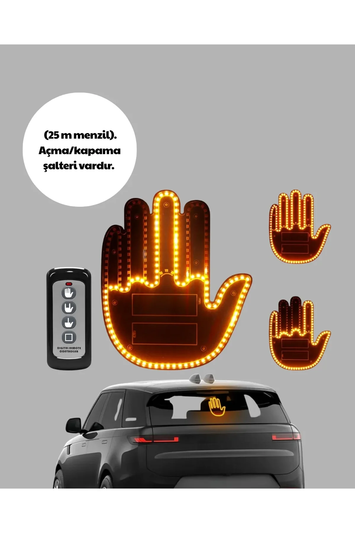 Uzaktan Kumandalı Led Jest Işığı – 3 Farklı Hareket Modu - Just Cheap Store Görsel 4