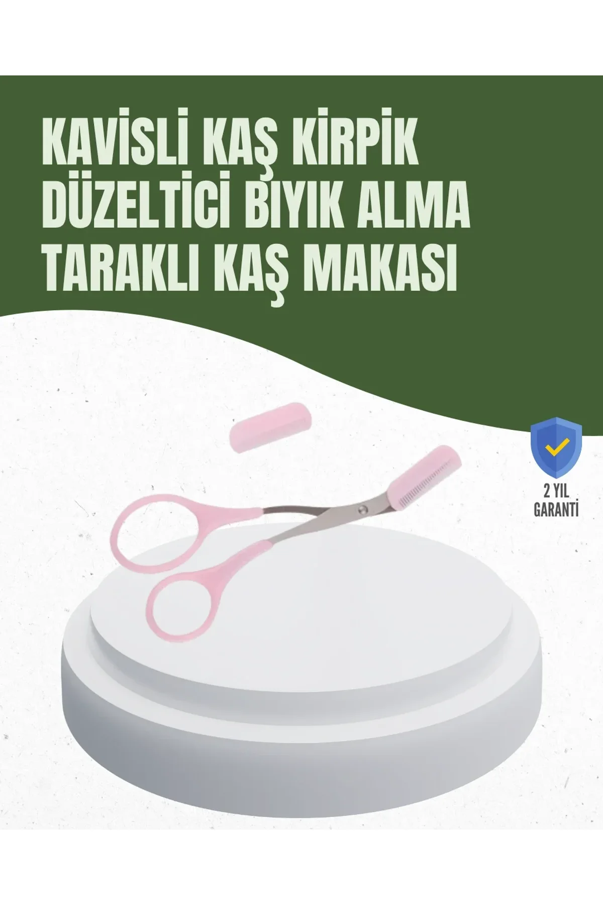 Hassas Kesim İçin Kavisli Yüz Bakım Makası - Just Cheap Store Görsel 2