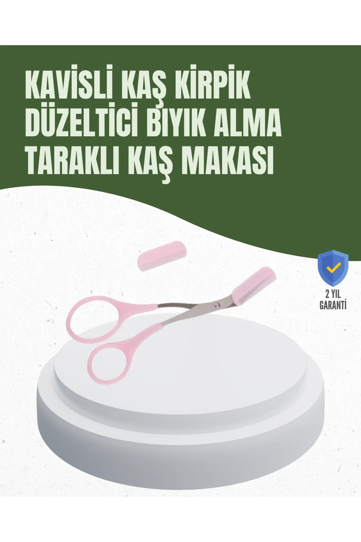 Hassas Kesim İçin Kavisli Yüz Bakım Makası