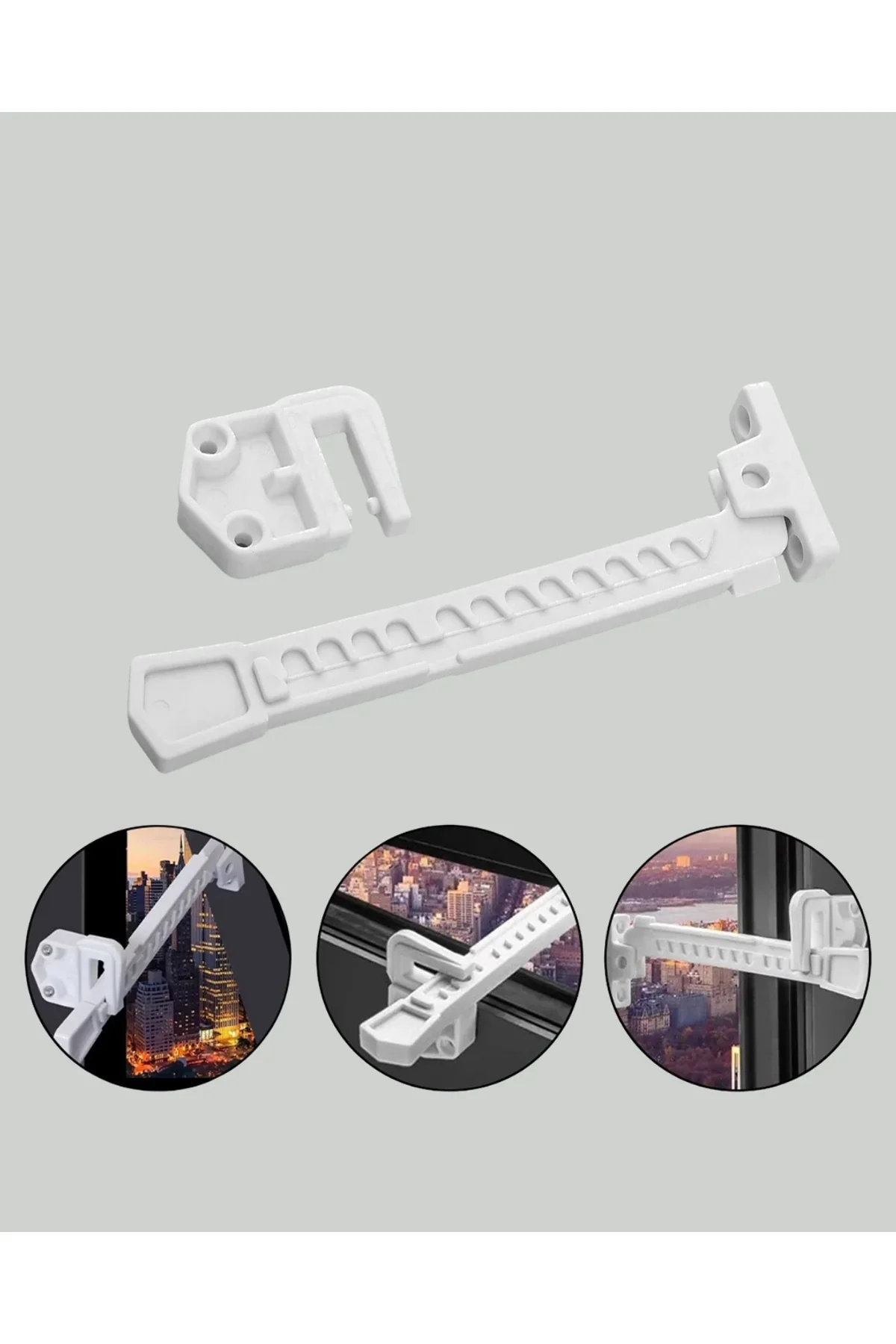 Pencere Cam Emniyet Kilidi Açılma Sınırlayıcı Set - Just Cheap Store Görsel 5
