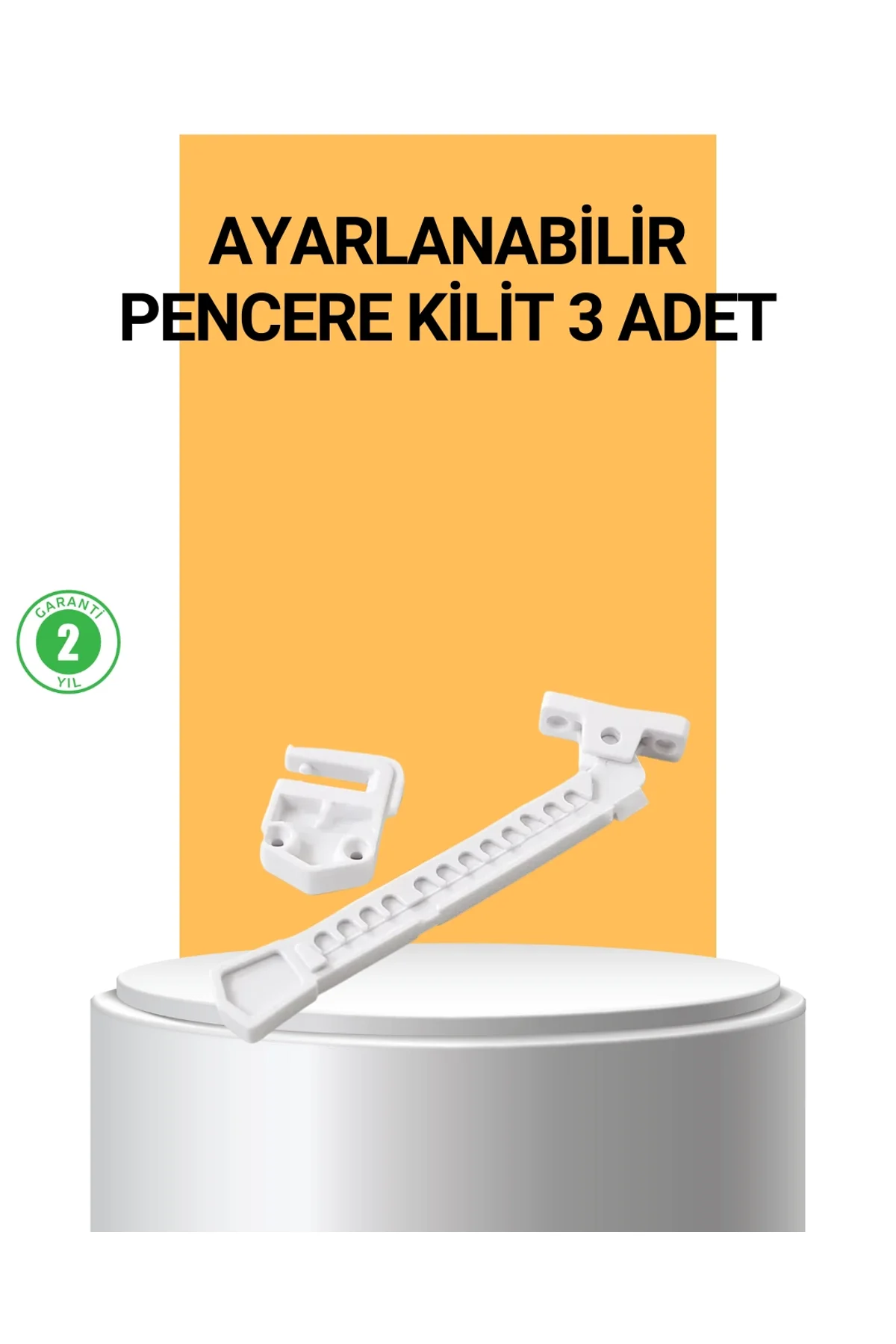 Pencere Cam Emniyet Kilidi Açılma Sınırlayıcı Set