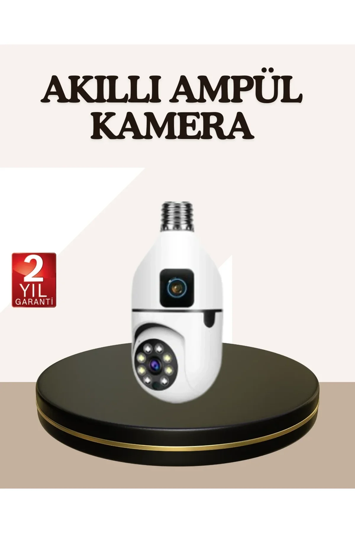 İki Yönlü Sesli Wifi Kamera – Ampul Tipi Ev Ve Ofis Güvenlik Kamerası - Just Cheap Store Görsel 2