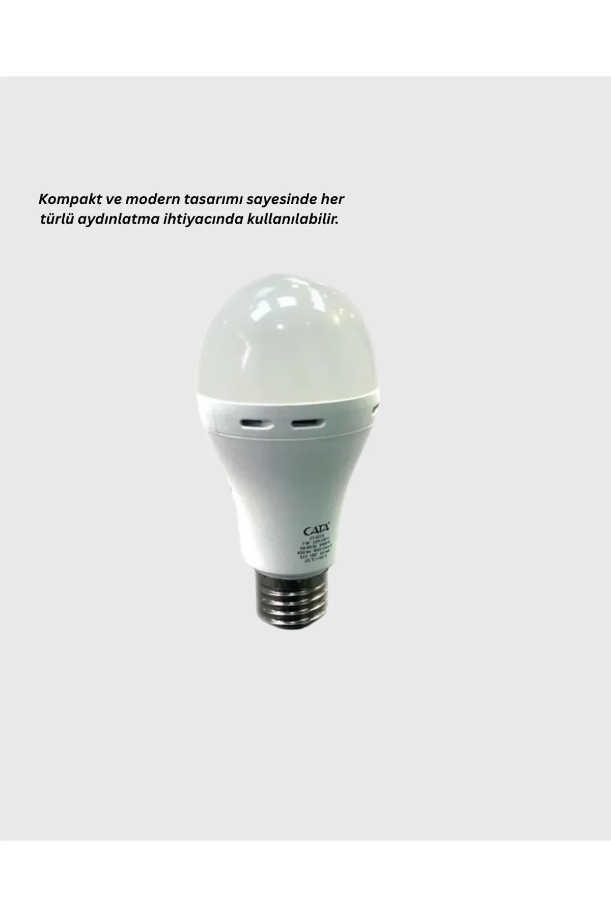 Yüksek Işık Güçlü Şarjlı Led Ampul E27 30w Enerji Tasarruflu - Just Cheap Store Görsel 5