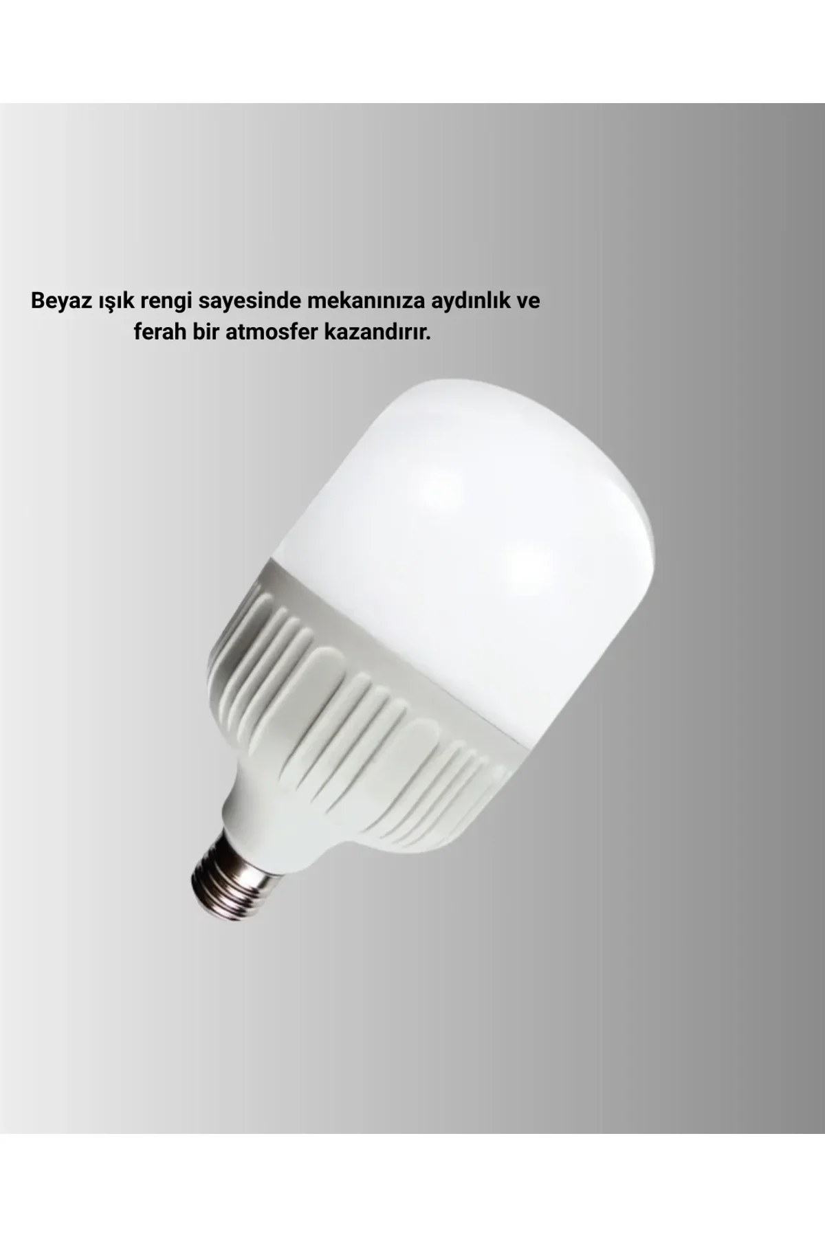 Şarjlı Led Torch Ampul 30 Watt Beyaz Işık Enerji Tasarruflu - Just Cheap Store Görsel 4