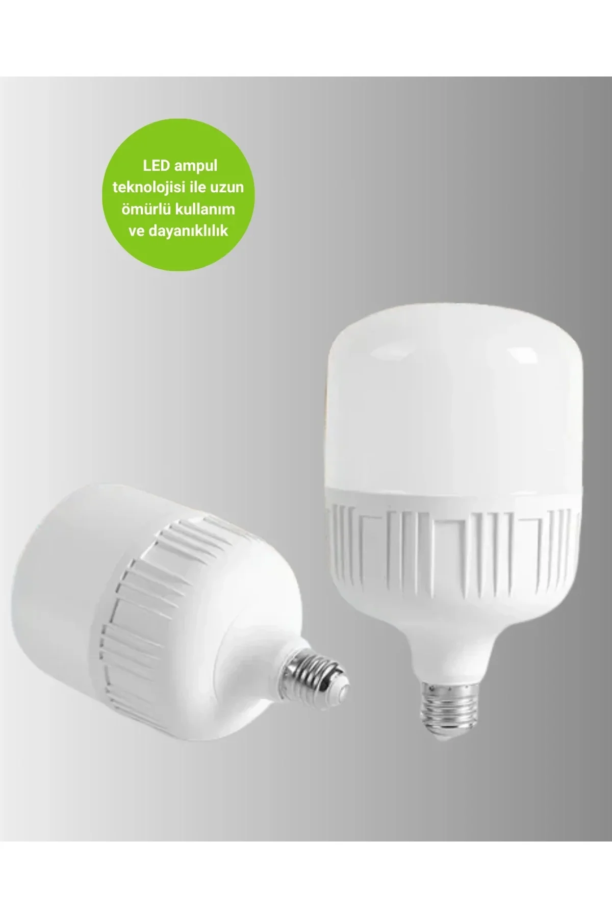 Elektrik Kesintileri İçin Şarjlı Led Ampul 30w E27 Beyaz Işık - Just Cheap Store Görsel 2