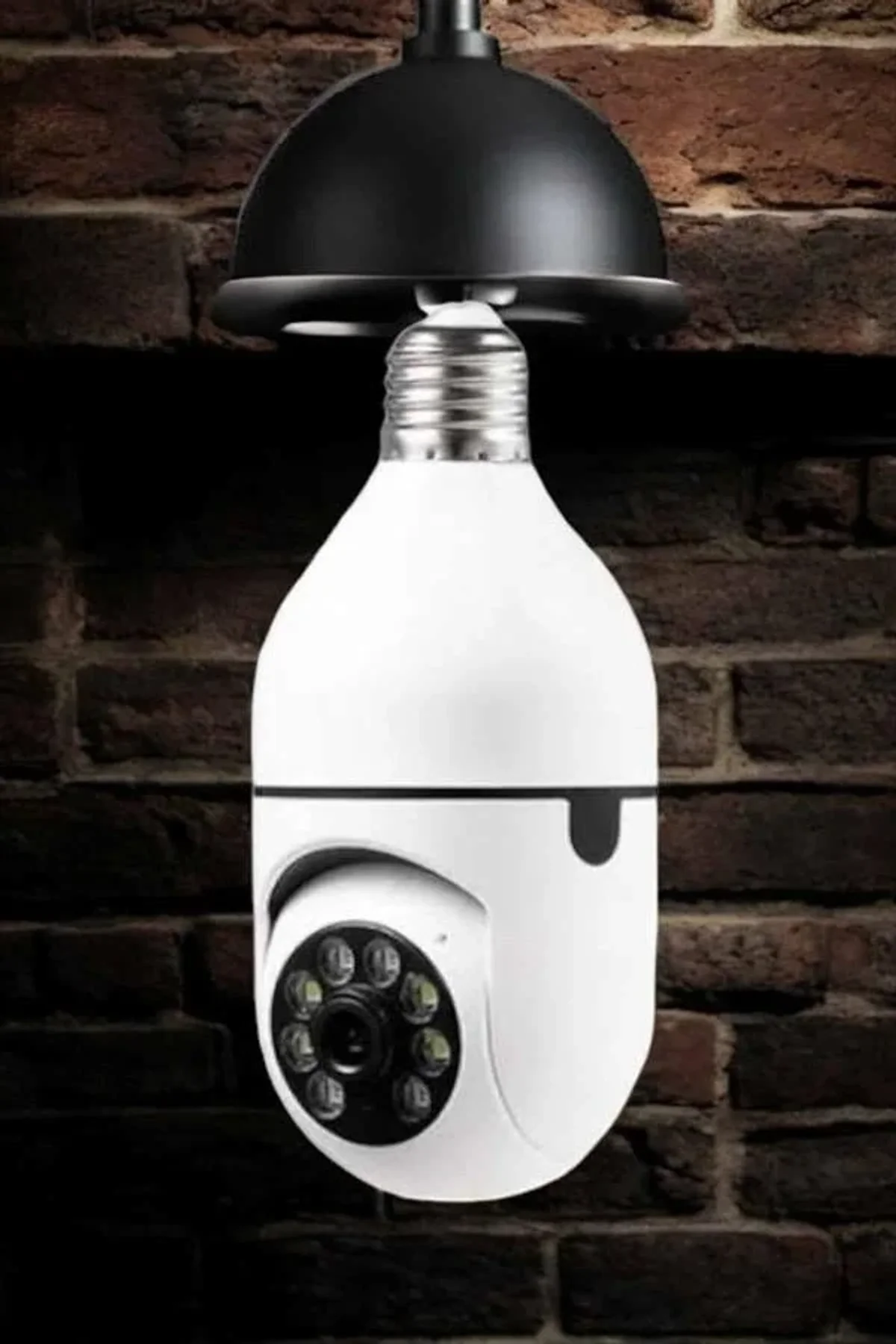 Wifi Kamera Duylu Ampul Görünümlü 360 Derece Dönebilen Ev Kamerası - Just Cheap Store Görsel 5