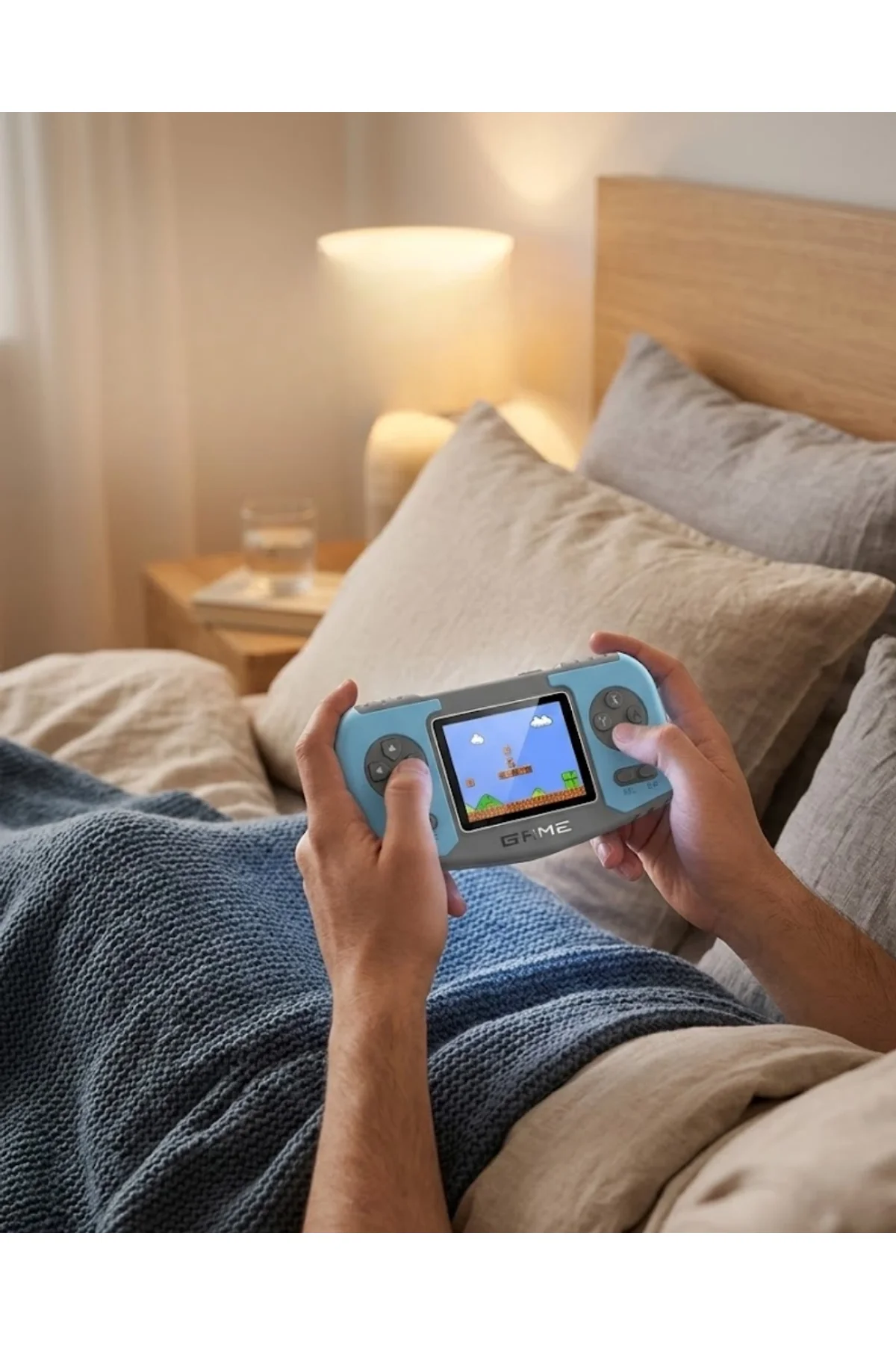 El Tipi Oyun Konsolu Dahili Retro Oyunlar Tv Bağlantısı Destekli Taşınabilir Game Console