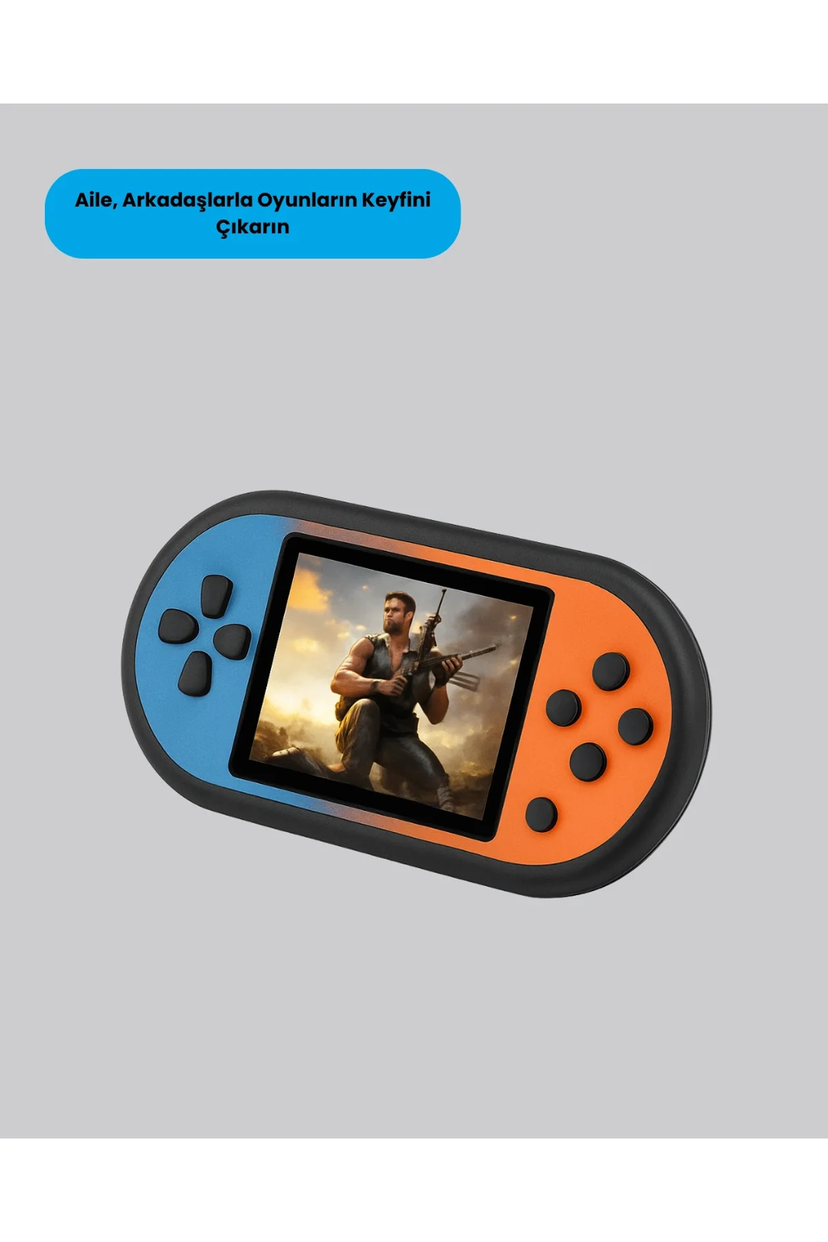520 Oyunlu Taşınabilir Oyun Konsolu Hd Ekranlı Retro Eğlence - Just Cheap Store Görsel 2