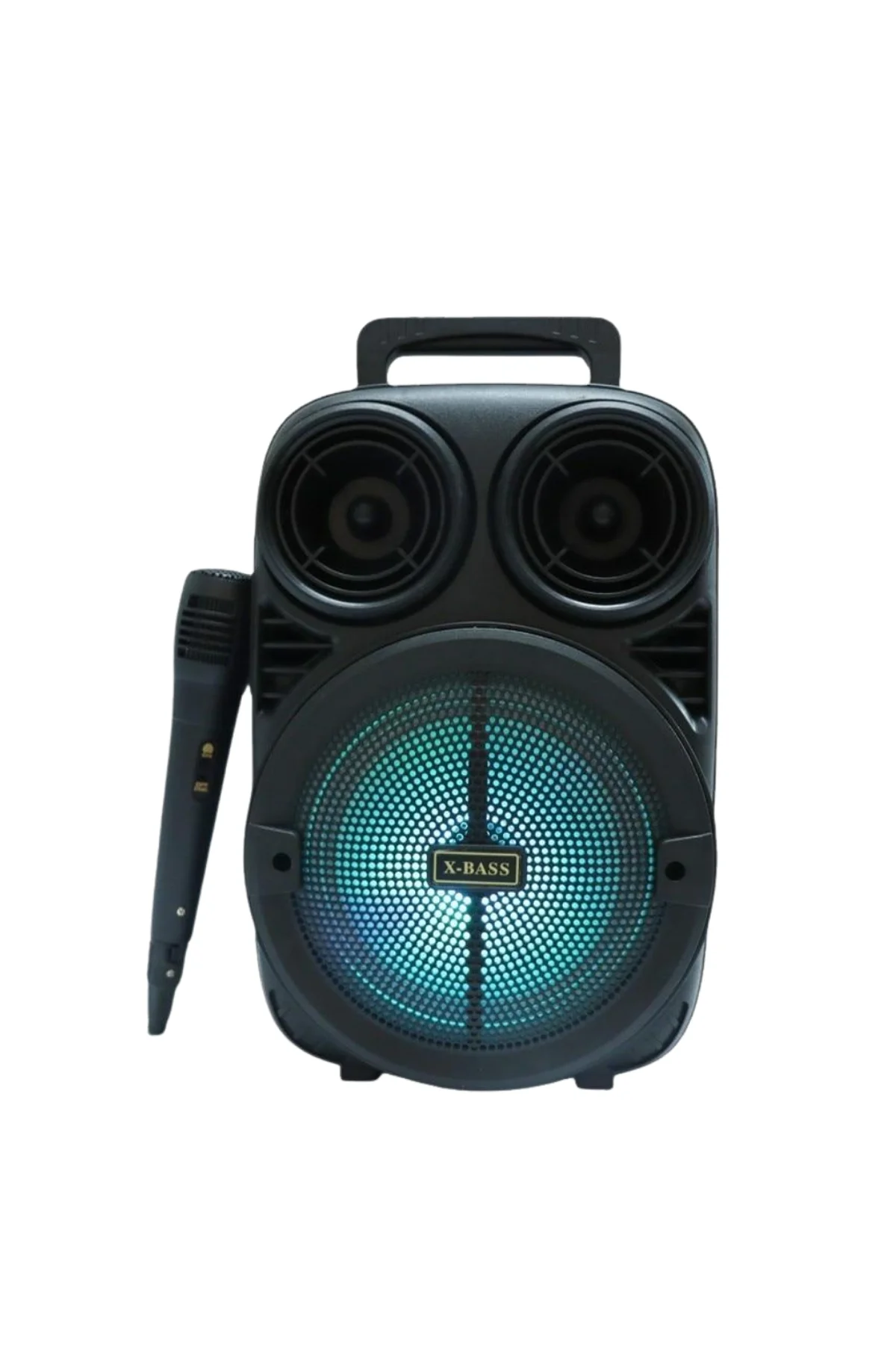 Kablosuz Karaoke Hoparlör Mikrofonlu Rgb Işıklı 6.5 İnç Bluetooth Speaker Taşınabilir - Just Cheap Store Görsel 2