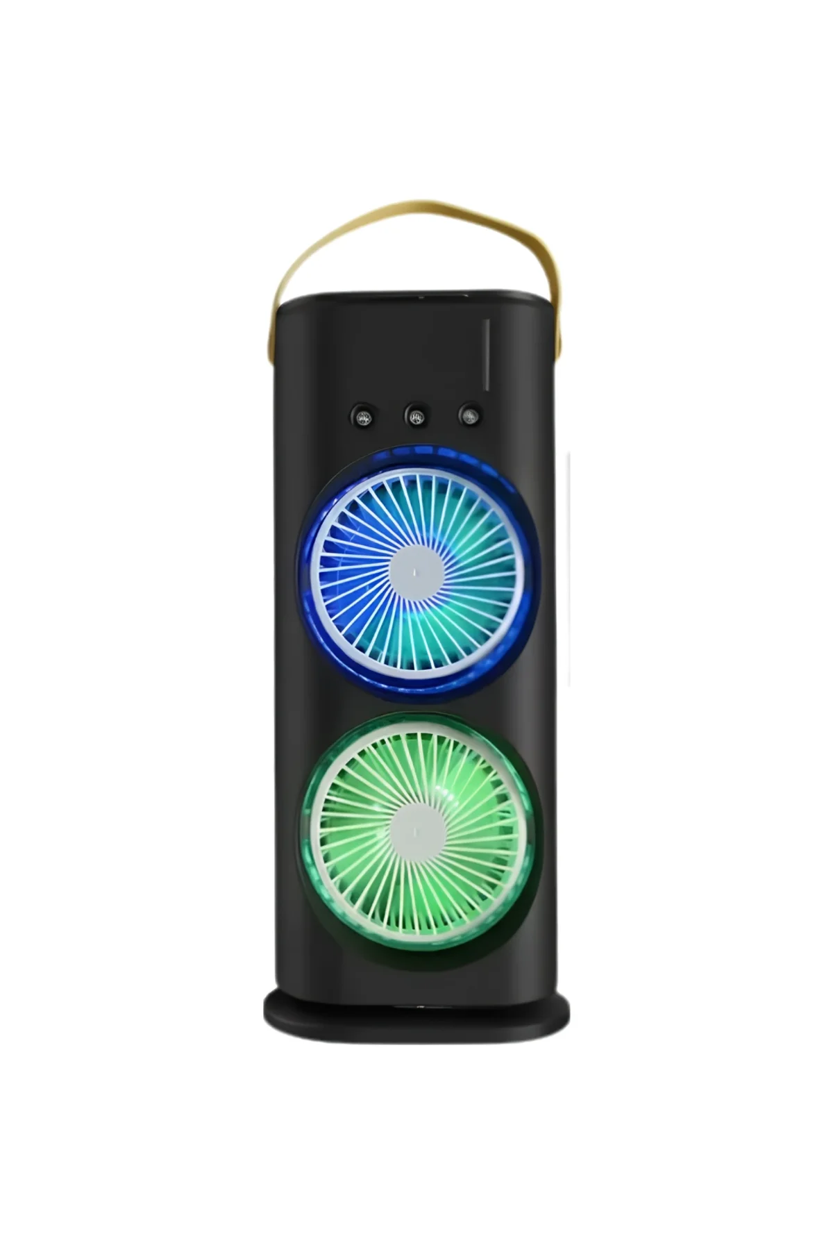 Rgb Işıklı Spreyli Masa Fanı Çift Motorlu Güçlü Üflemeli Taşınabilir Fan - Just Cheap Store Görsel 3