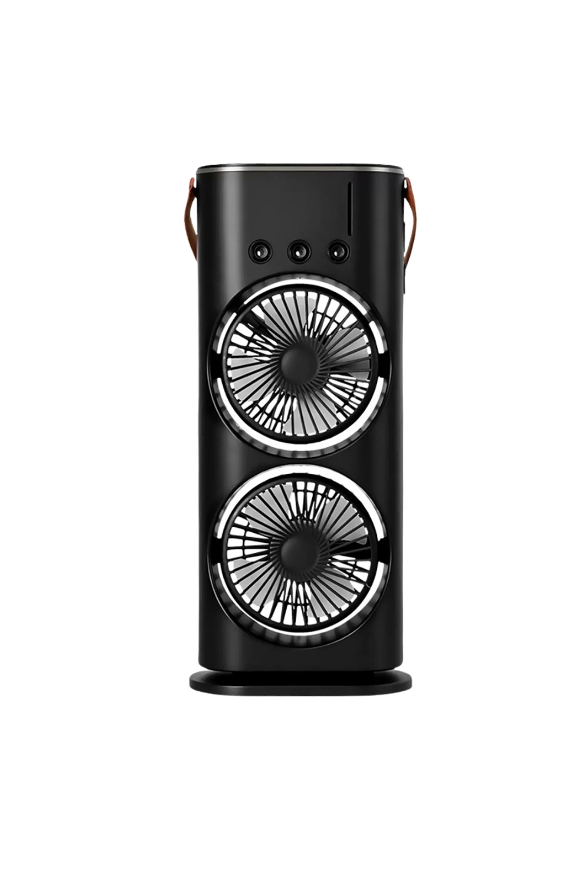Rgb Işıklı Spreyli Masa Fanı Çift Motorlu Güçlü Üflemeli Taşınabilir Fan - Just Cheap Store Görsel 5