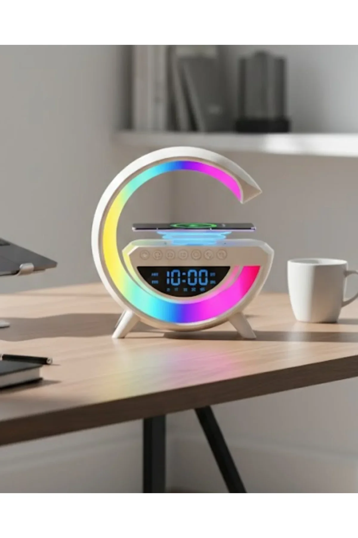 Modern Rgb Işıklı Kablosuz Hoparlör Uzun Süreli Müzik Keyfi