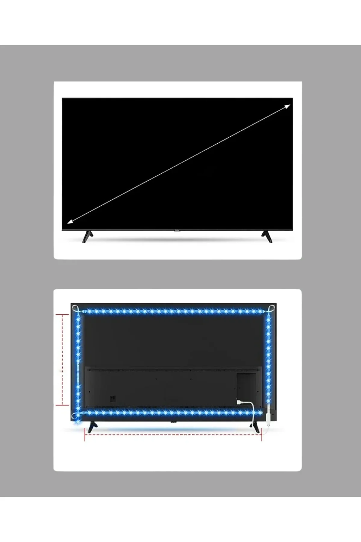 Tv Led 2mt - Just Cheap Store Görsel 3