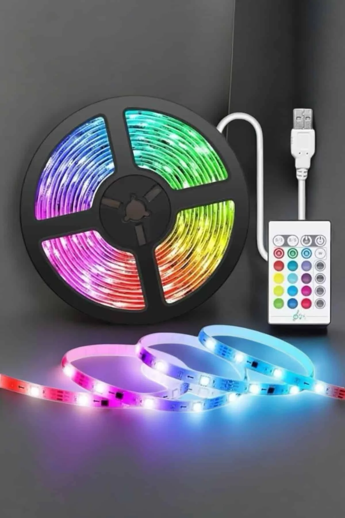 5m Rgb Işıklı Her Ortama Uygun Led Işık - Just Cheap Store Görsel 2