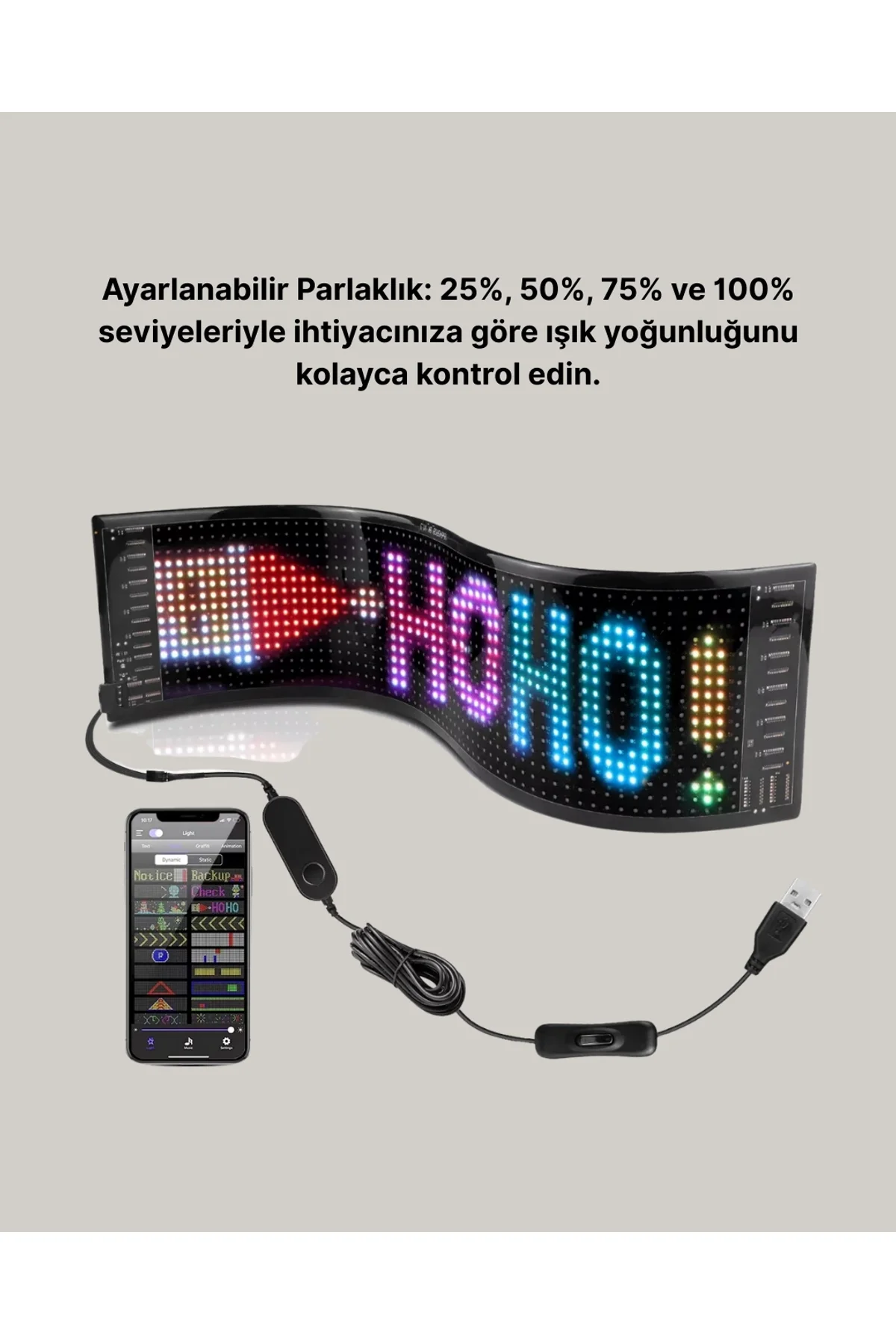 Şık Ve Fonksiyonel Rgb Led Panel Canlı Renk Yansımalı Işık Sistemi - Just Cheap Store Görsel 4
