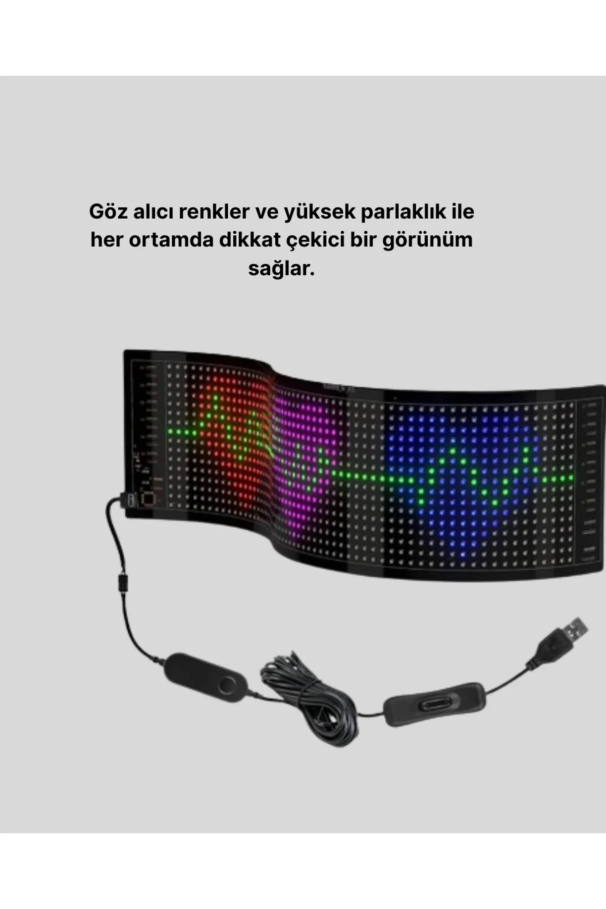 Şık Ve Fonksiyonel Rgb Led Panel Canlı Renk Yansımalı Işık Sistemi - Just Cheap Store Görsel 3