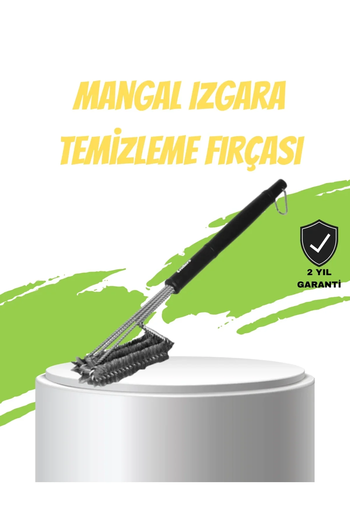 Mangal Izgara Temizleme Fırçası Paslanmaz Çelik Telli Uzun Saplı - Just Cheap Store Görsel 2