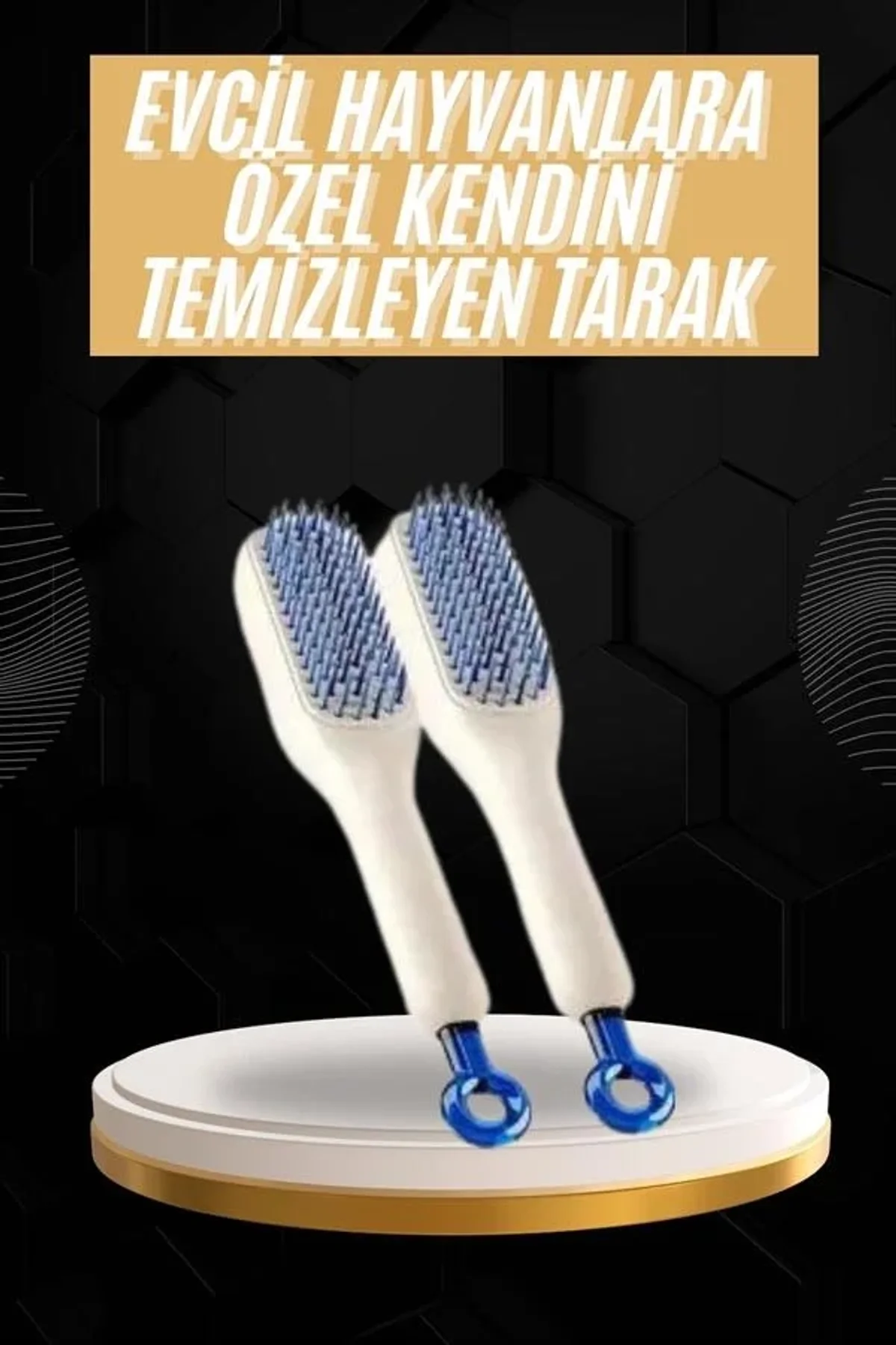 Kolay Temizlenen Fırçası Evcil Hayvanlara Özel Tüy Temizleme - Just Cheap Store Görsel 2
