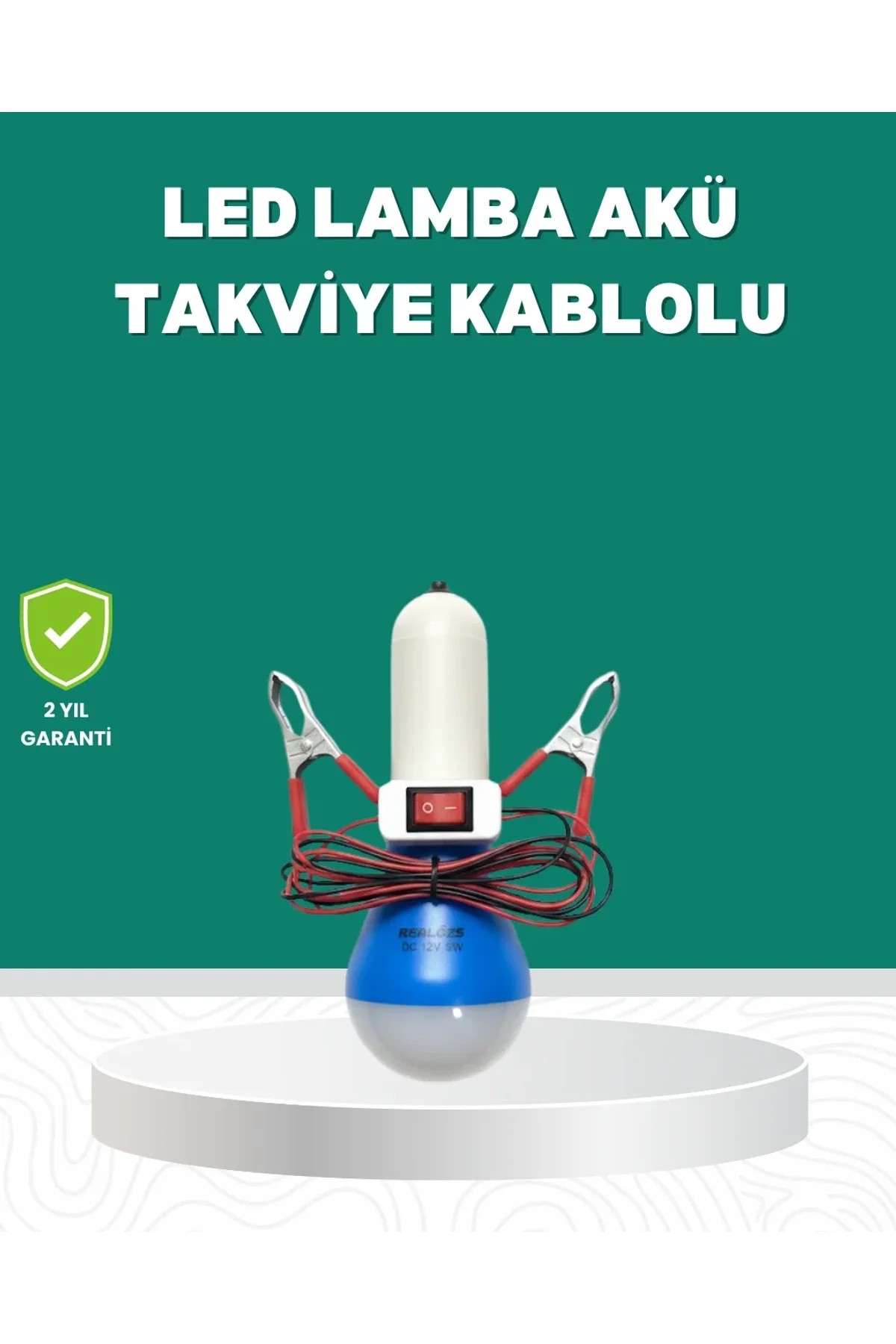 Aküden Çalışan 12v Led Ampul Taşınabilir Kullanım - Just Cheap Store Görsel 2