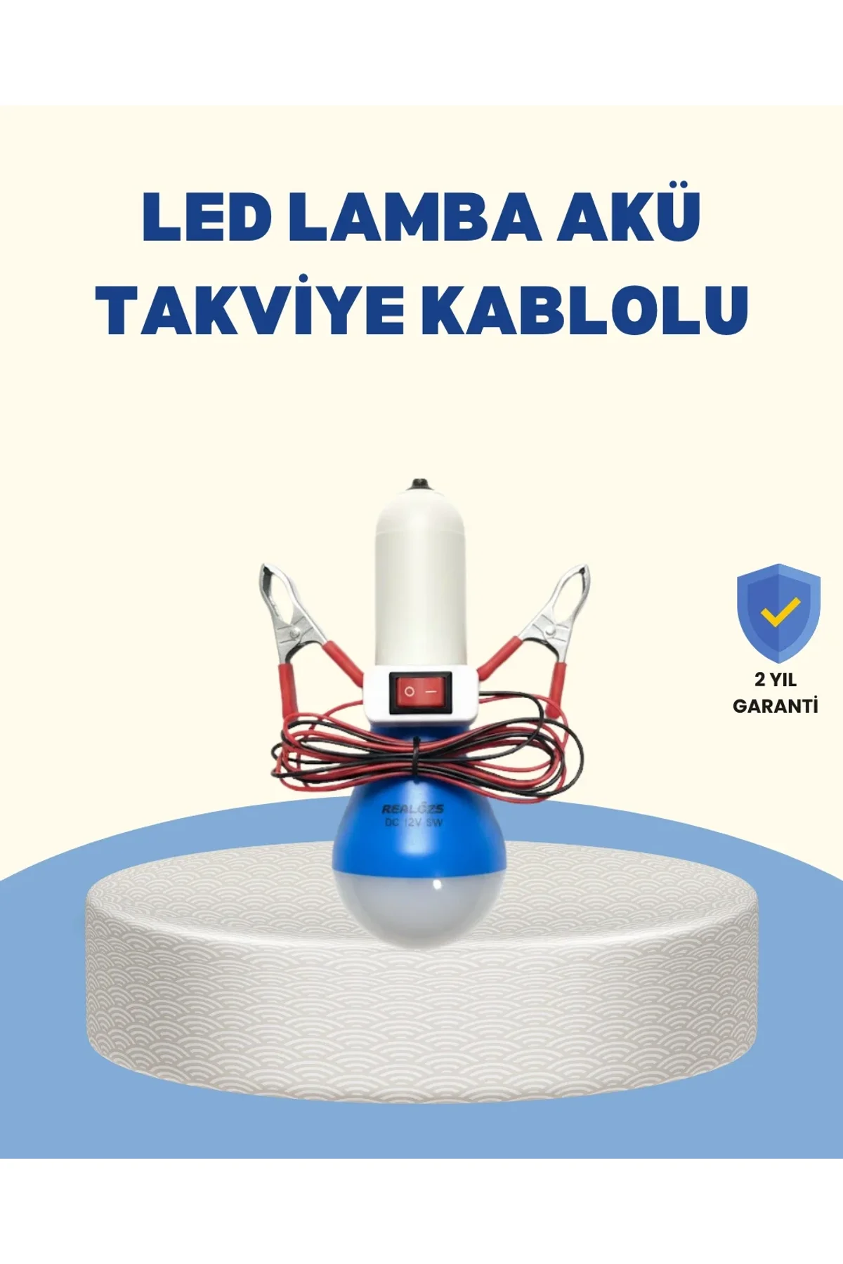 Timsah Kıskaçlı 12v Led Ampul Kamp Ve Acil Durum Lambası - Just Cheap Store Görsel 2